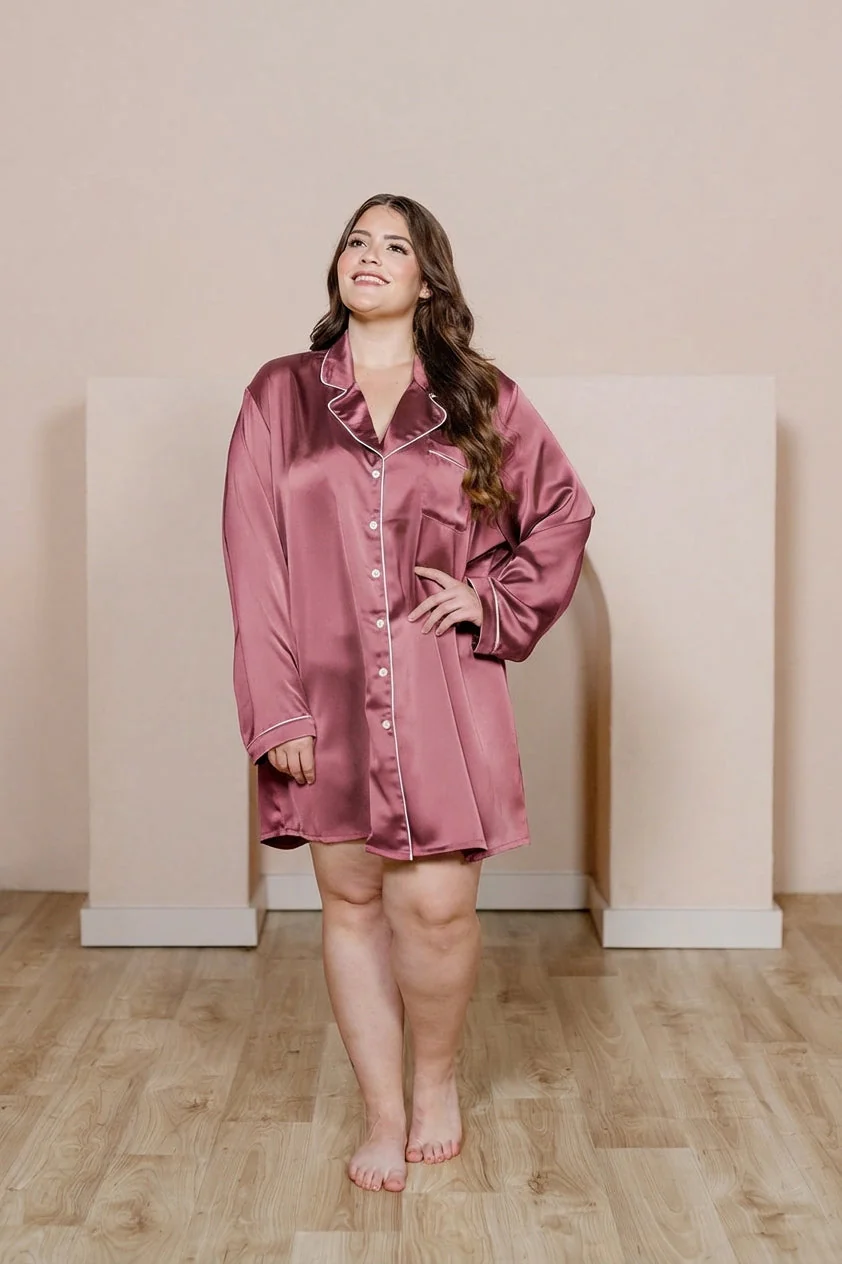 Rise n Shine Satin Sleep Dress | Made To Order - Image 72