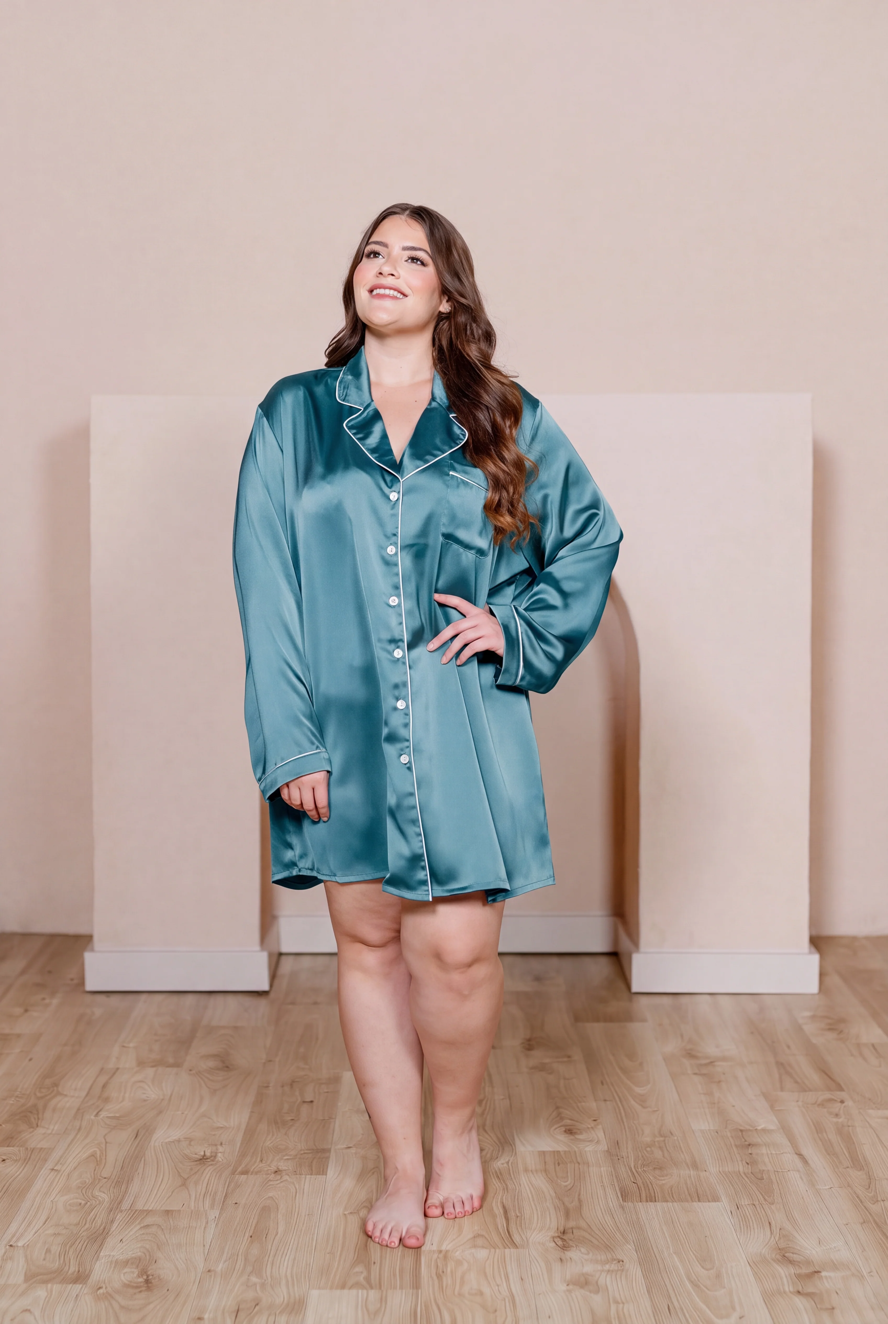 Rise n Shine Satin Sleep Dress | Made To Order - Image 74