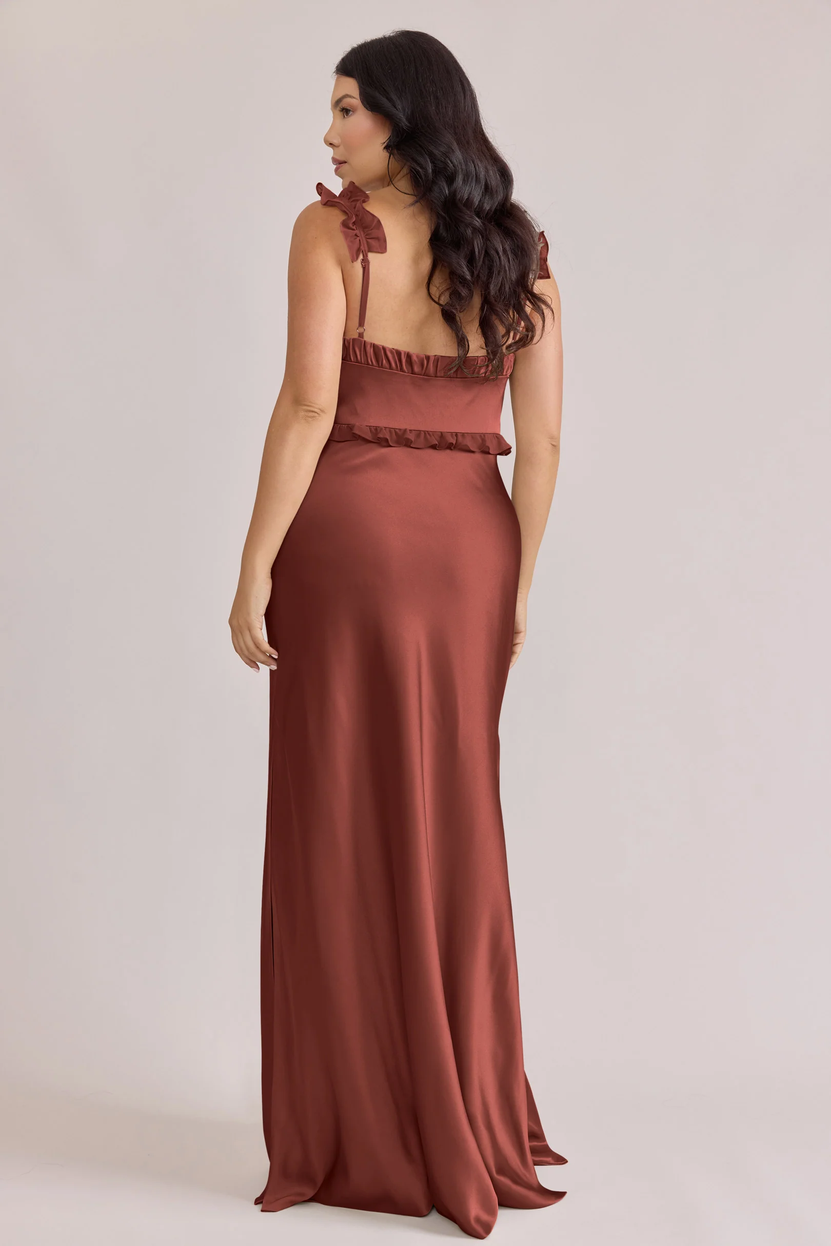 Romy Satin + Chiffon Dress | Made To Order - Image 47