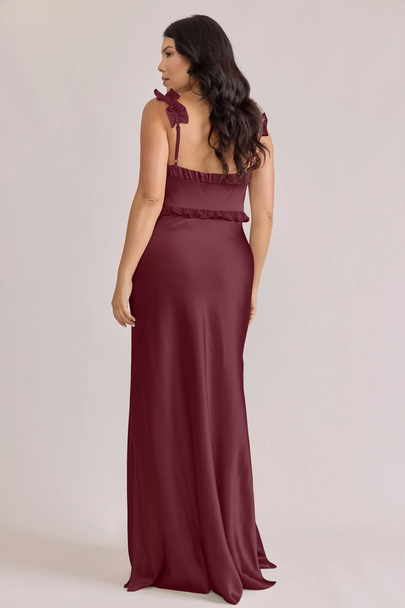 Romy Satin + Chiffon Dress | Made To Order - Image 51