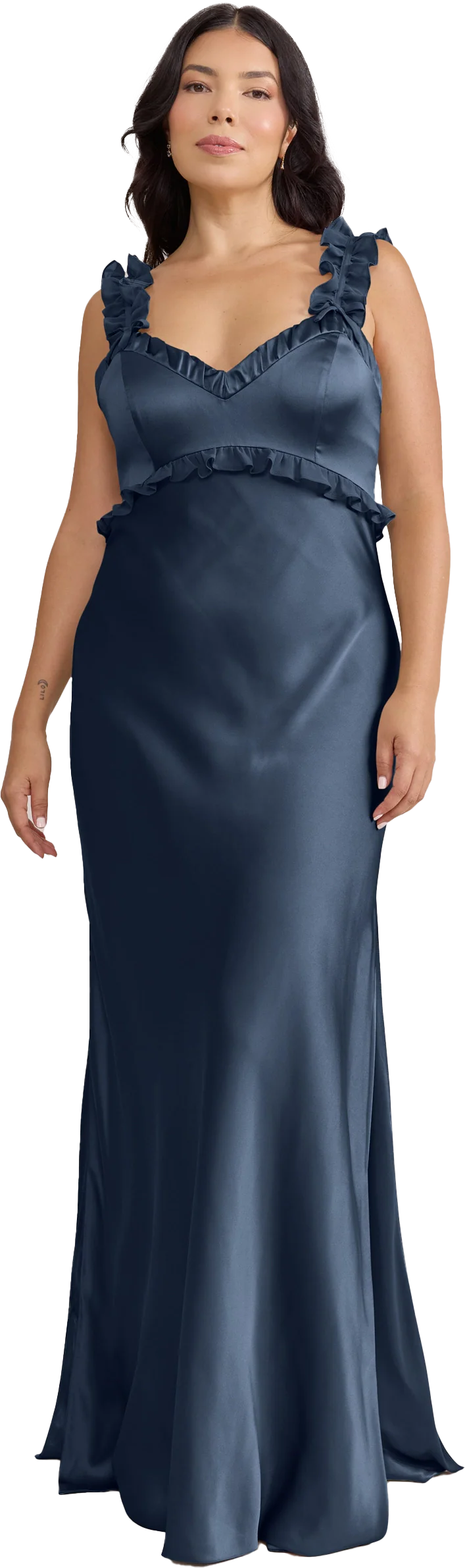Romy Satin + Chiffon Dress | Made To Order - Image 84
