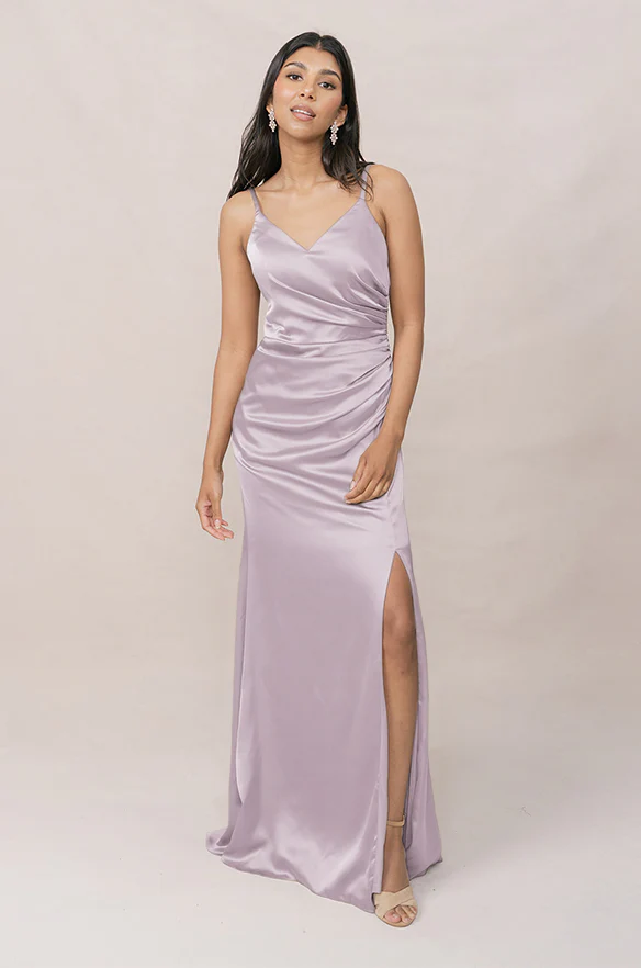 Rory Satin Dress | Made To Order - Image 105