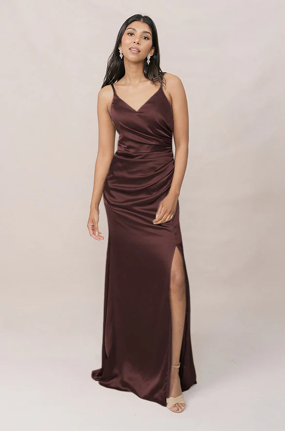 Rory Satin Dress | Made To Order - Image 107