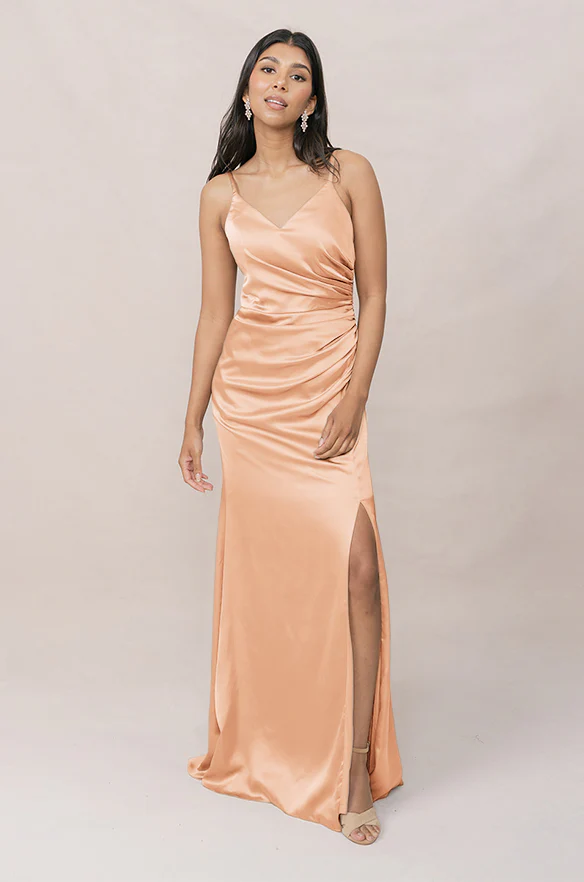 Rory Satin Dress | Made To Order - Image 119