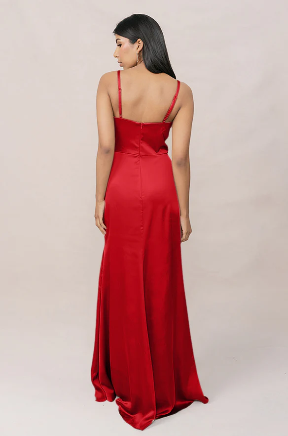 Rory Satin Dress | Made To Order - Image 124