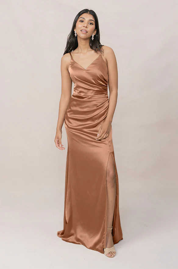 Rory Satin Dress | Made To Order - Image 151