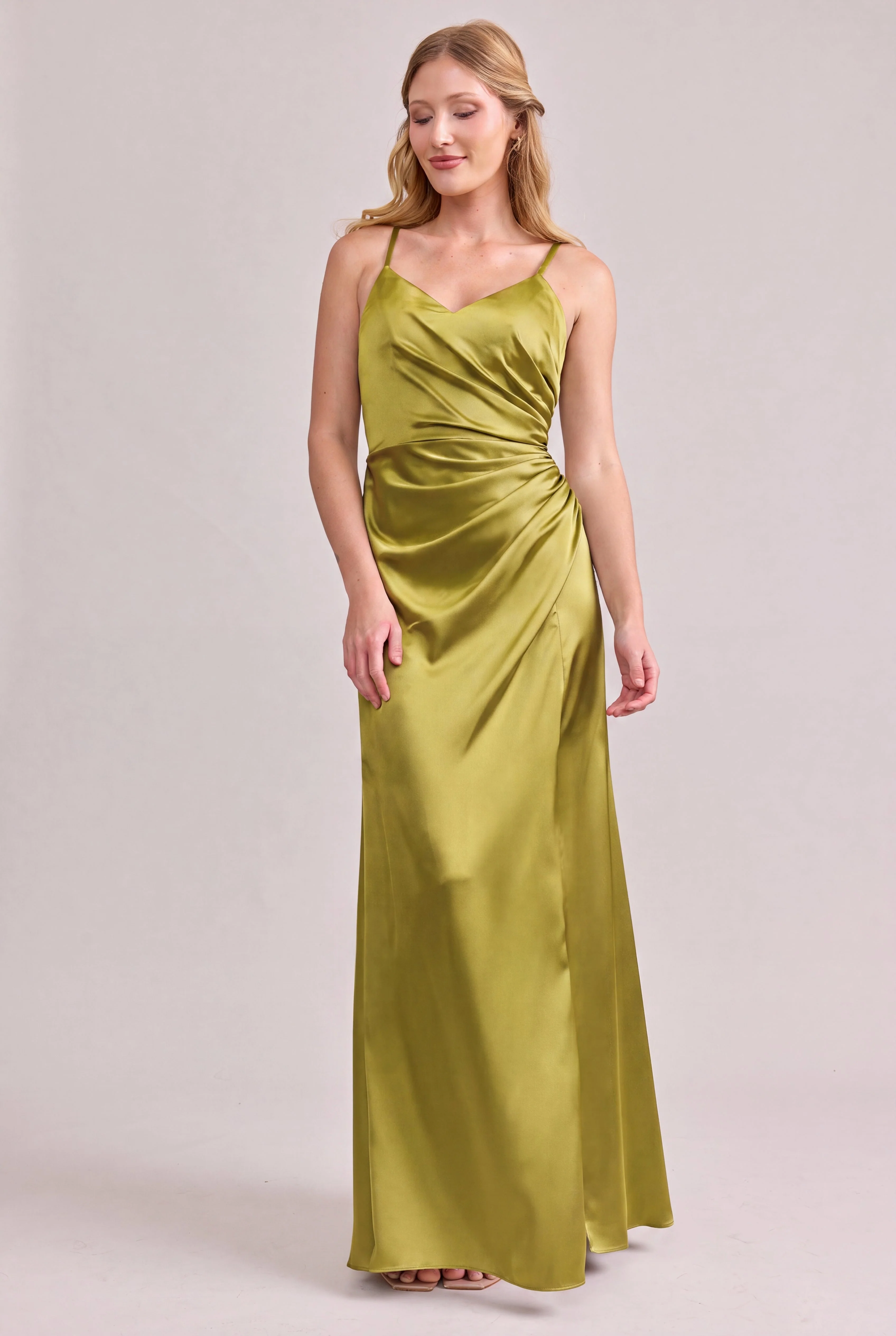 Rory Satin Dress | Made To Order - Image 177