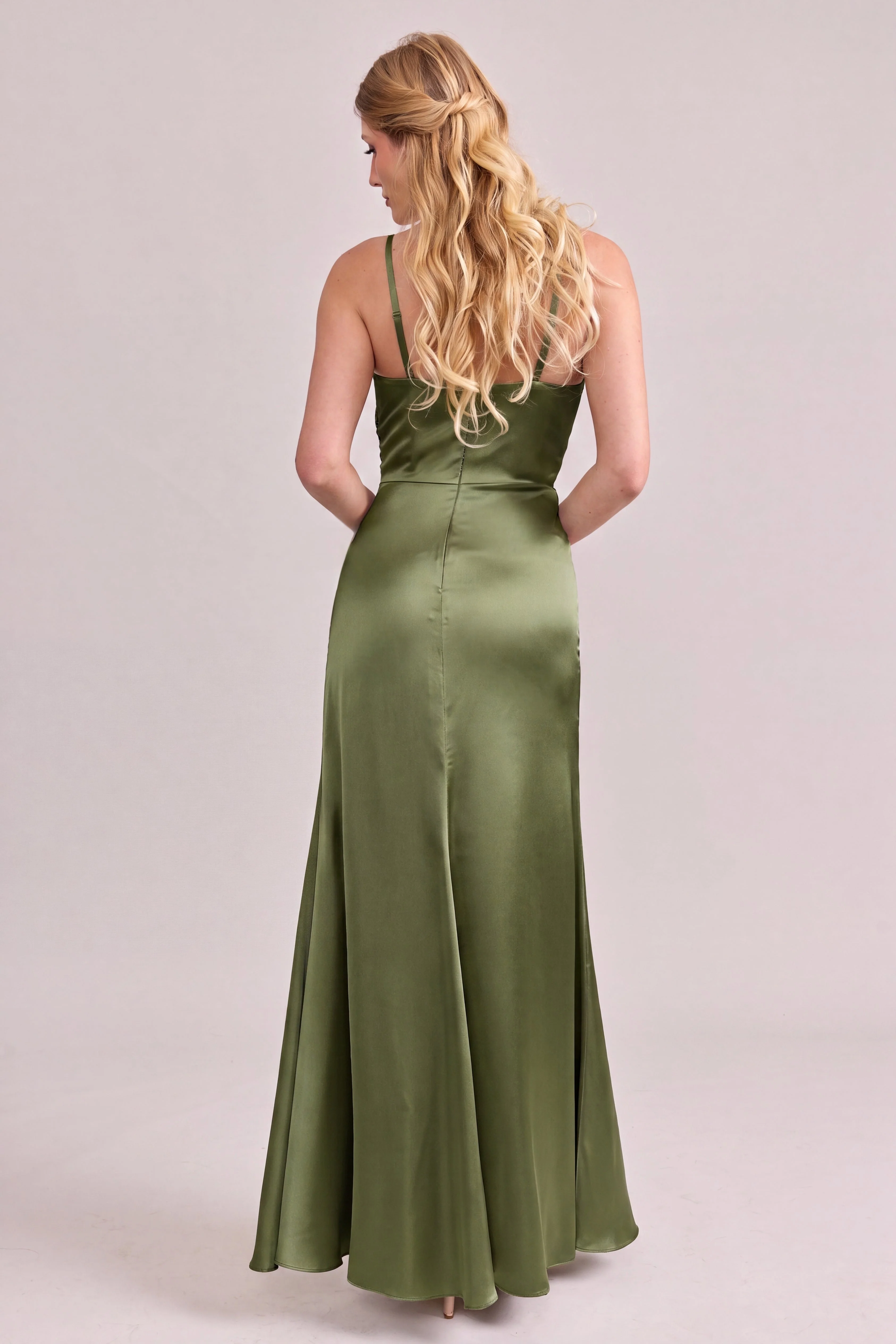 Rory Satin Dress | Made To Order - Image 179