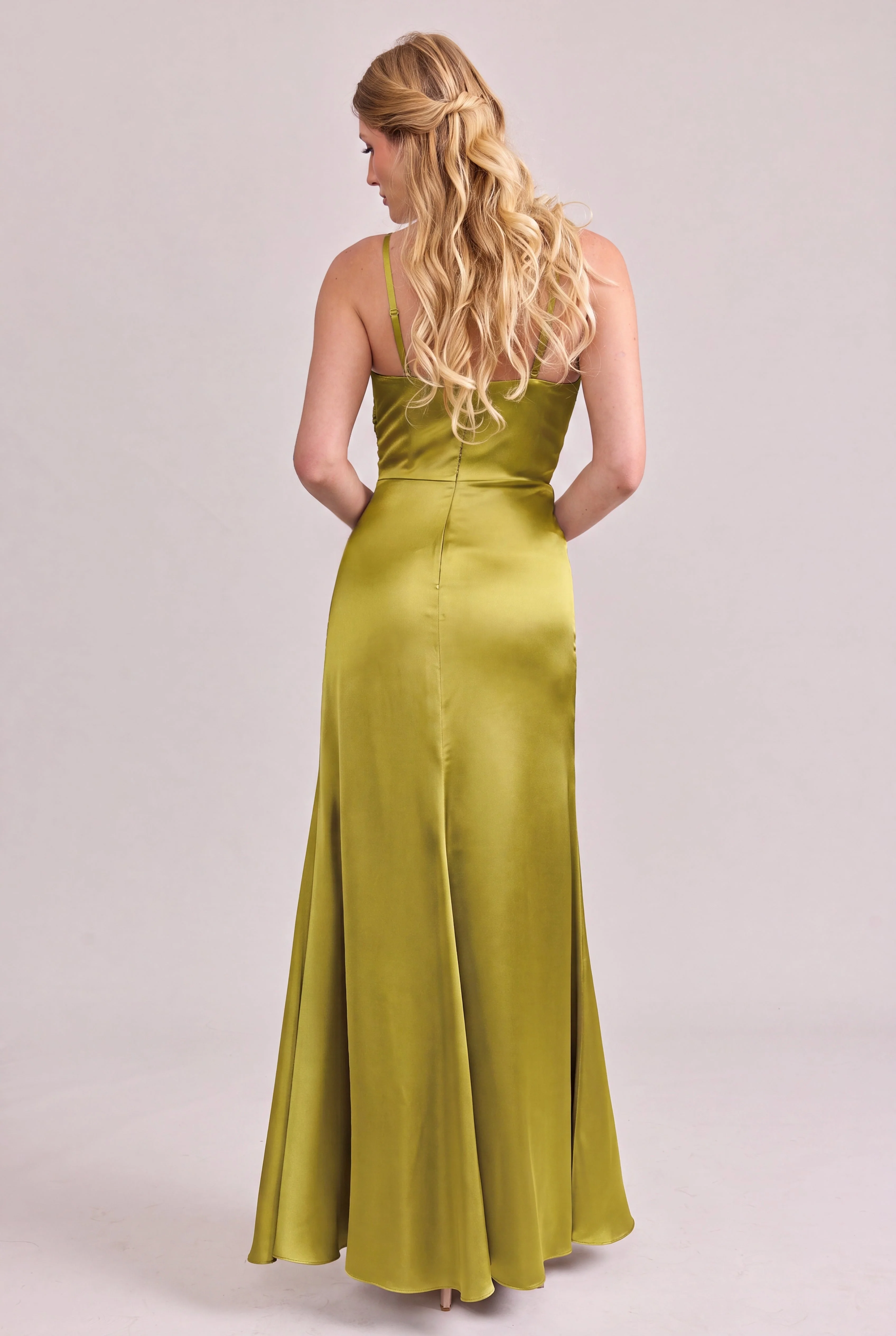 Rory Satin Dress | Made To Order - Image 180