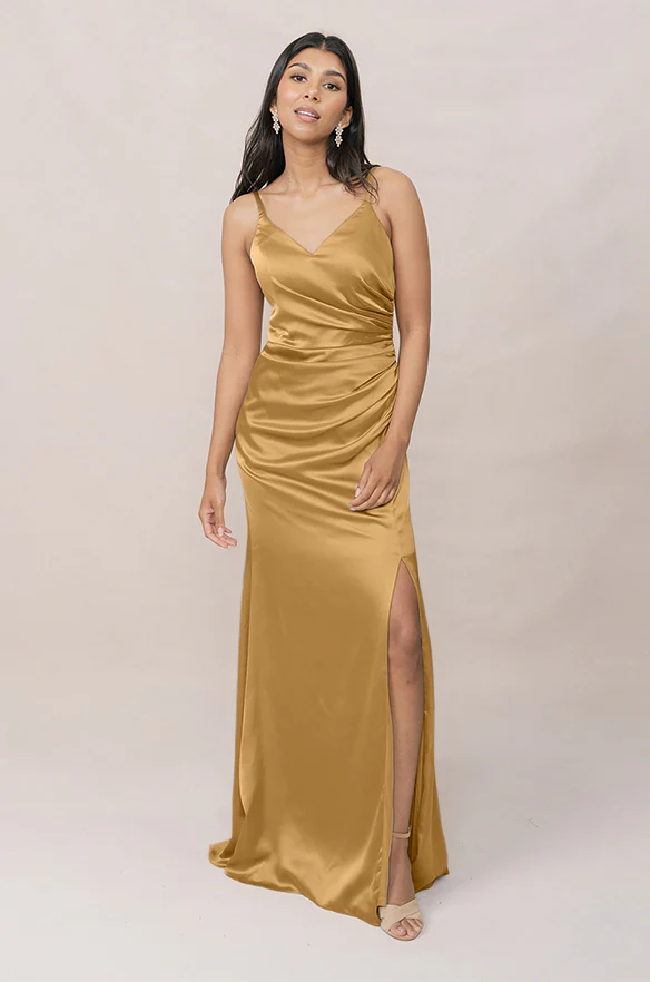 Rory Satin Dress | Made To Order - Image 91