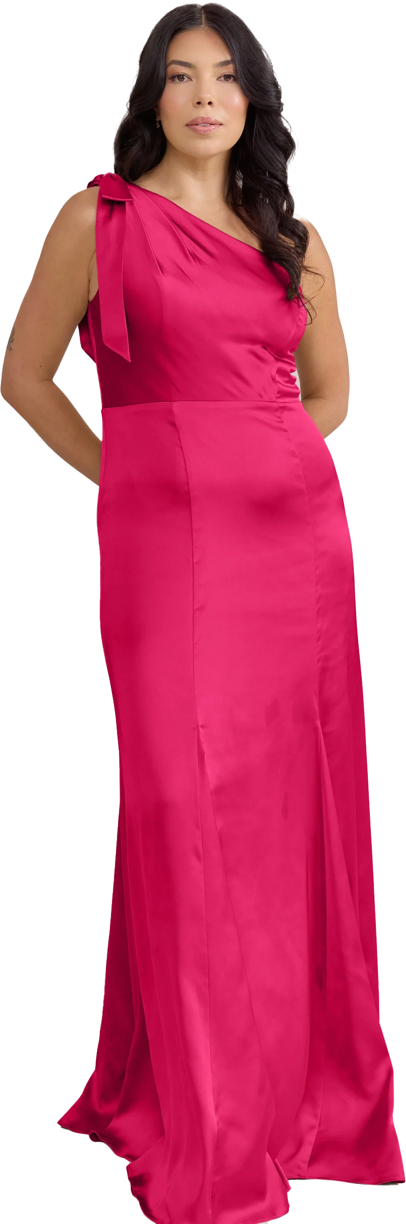 Rowan Satin Dress | Made To Order - Image 124