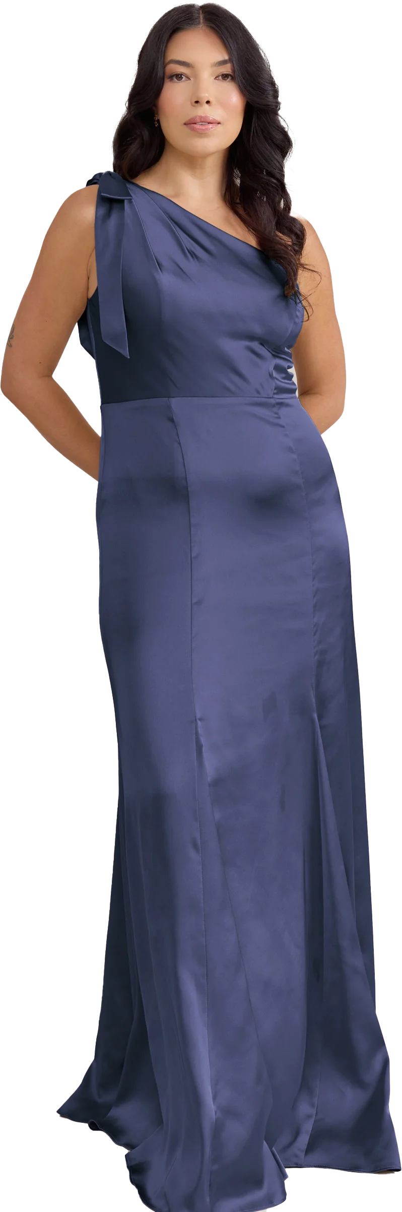 Rowan Satin Dress | Made To Order - Image 125