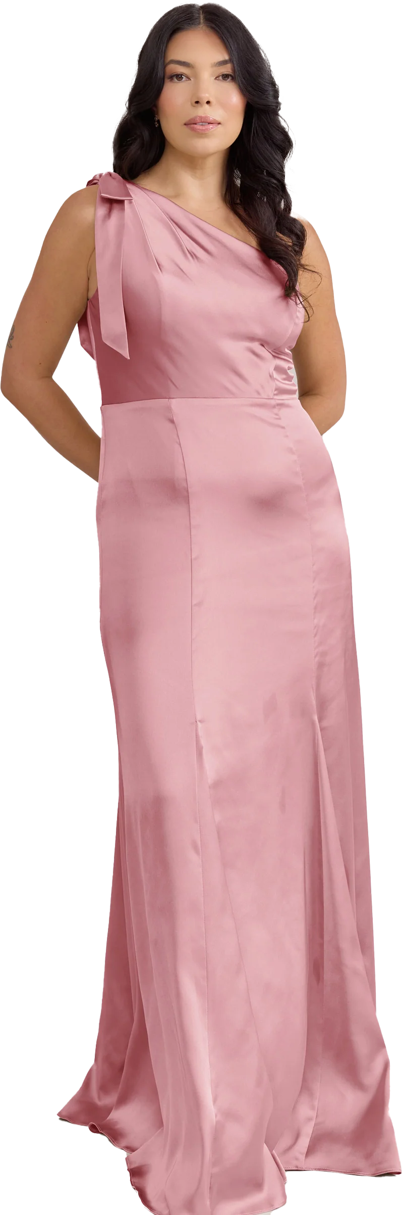 Rowan Satin Dress | Made To Order - Image 143