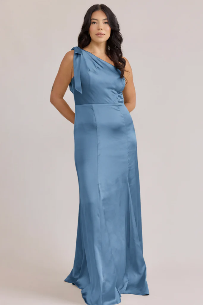 Rowan Satin Dress | Made To Order - Image 154