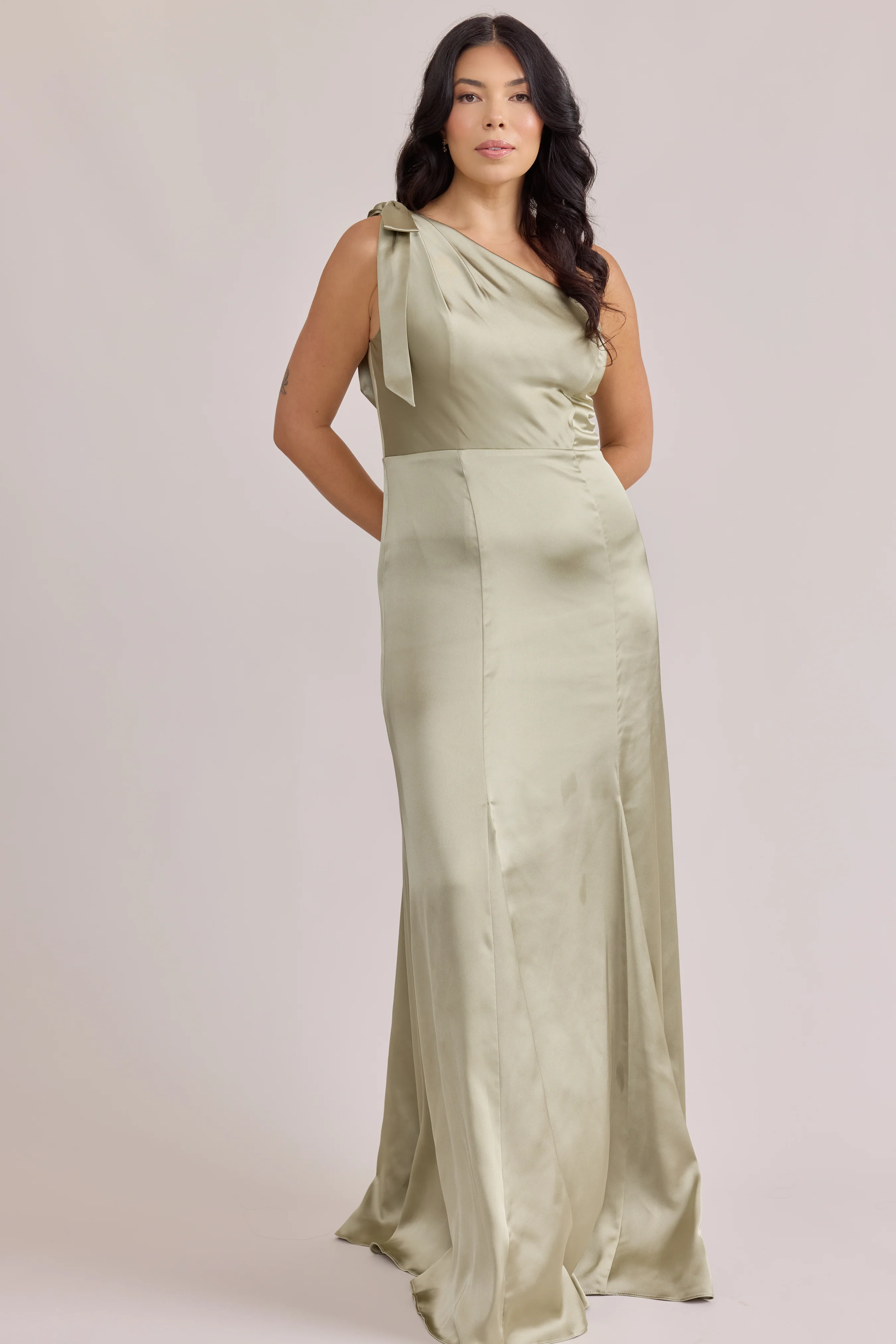Rowan Satin Dress | Made To Order - Image 160