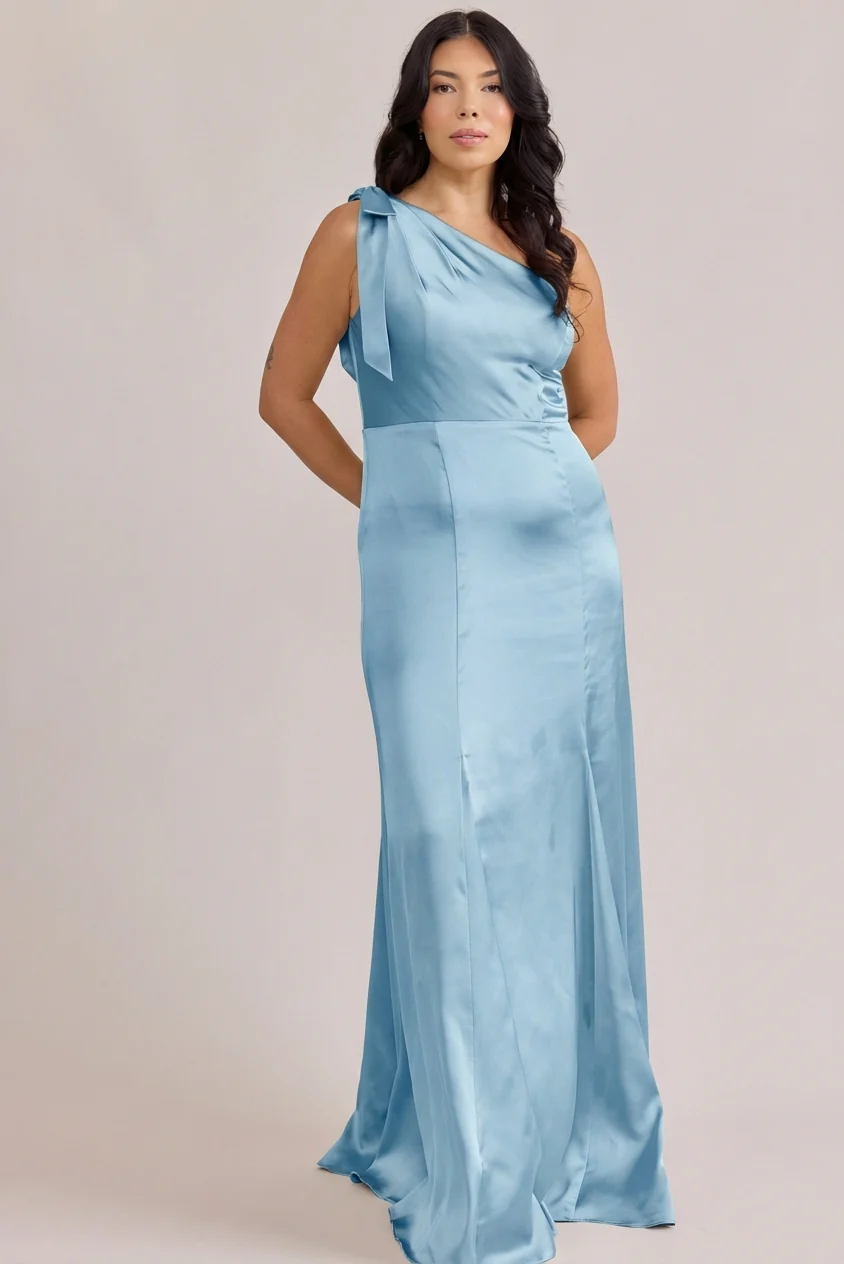 Rowan Satin Dress | Made To Order - Image 170