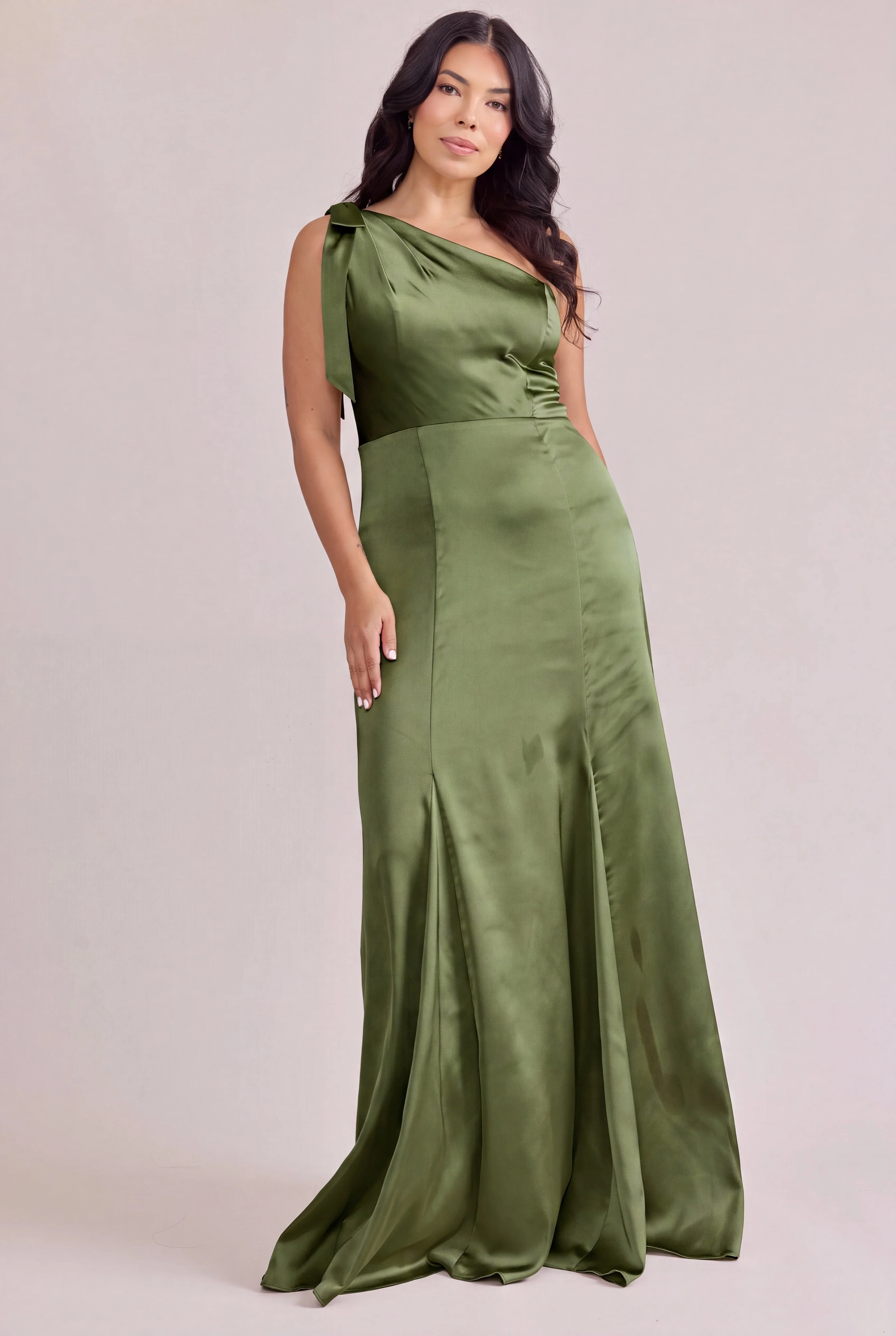 Rowan Satin Dress | Made To Order - Image 172