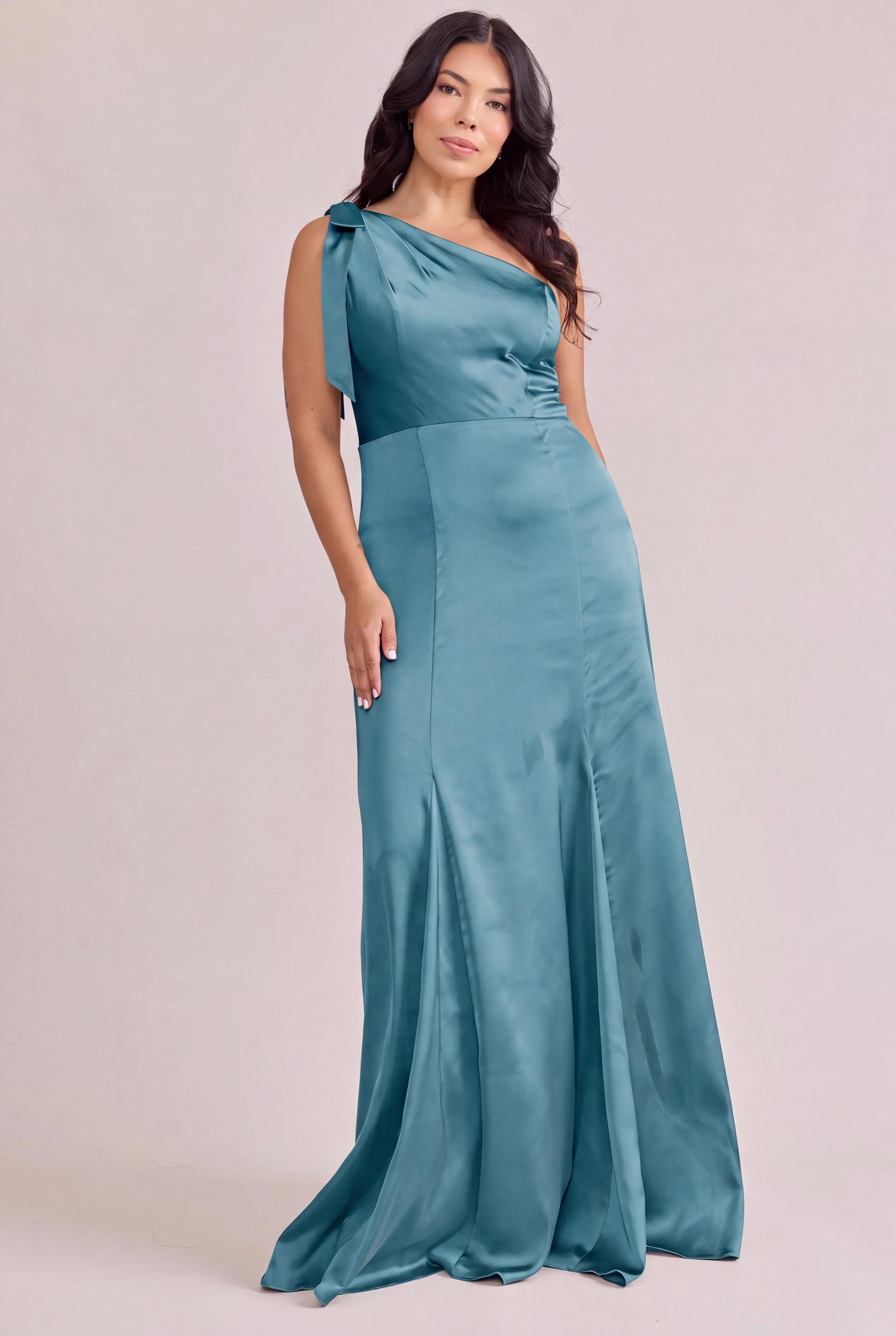 Rowan Satin Dress | Made To Order - Image 173