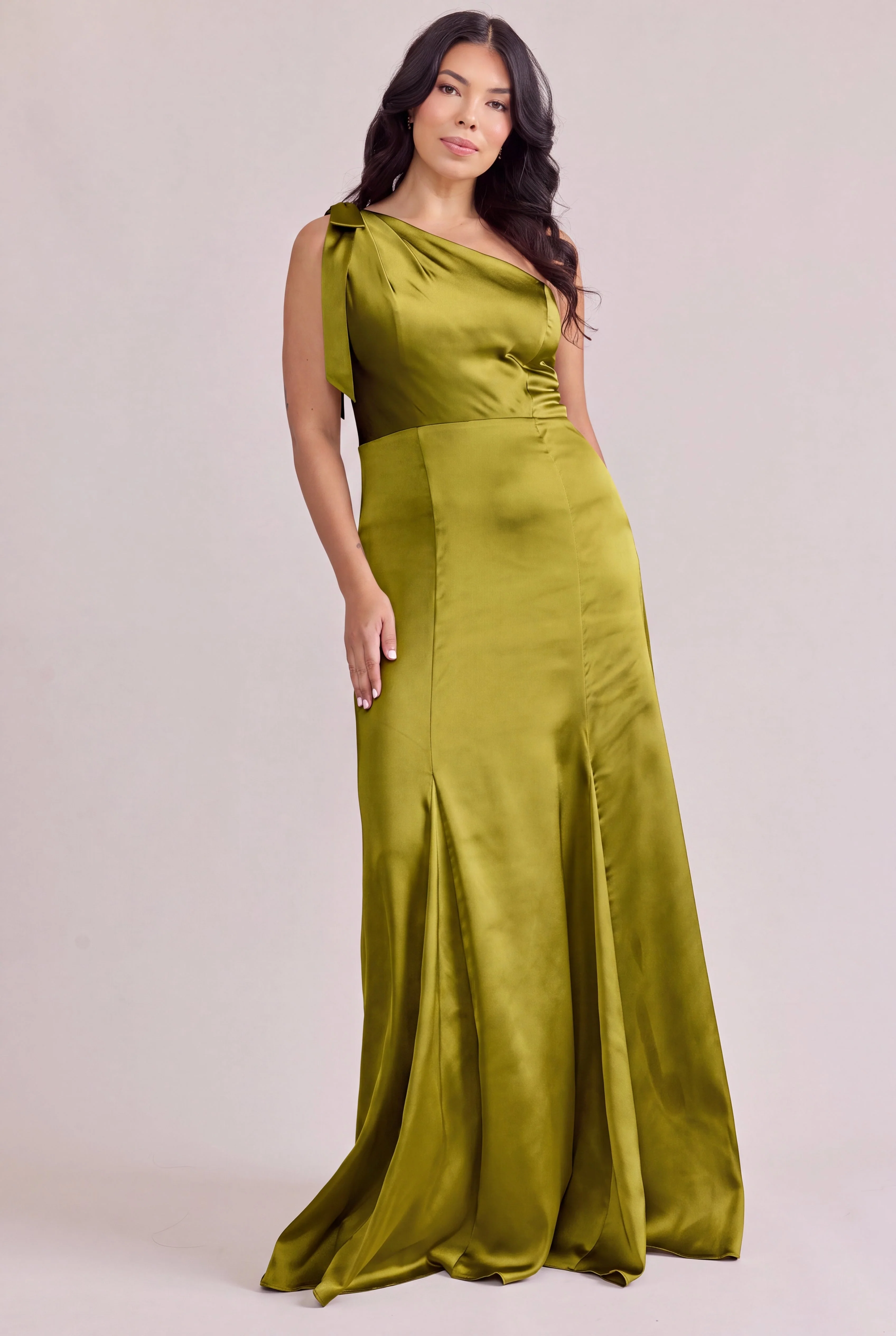 Rowan Satin Dress | Made To Order - Image 174