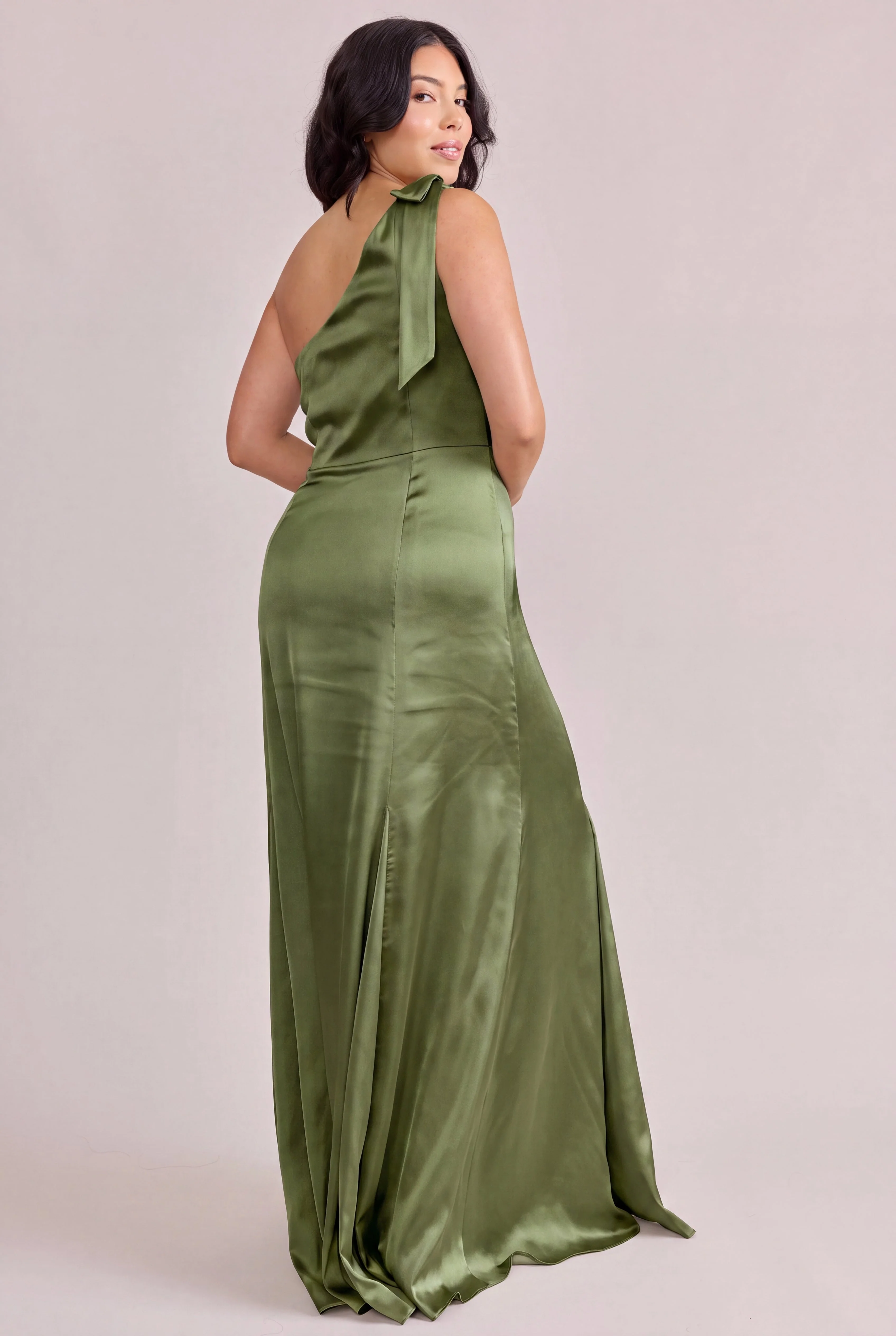 Rowan Satin Dress | Made To Order - Image 176