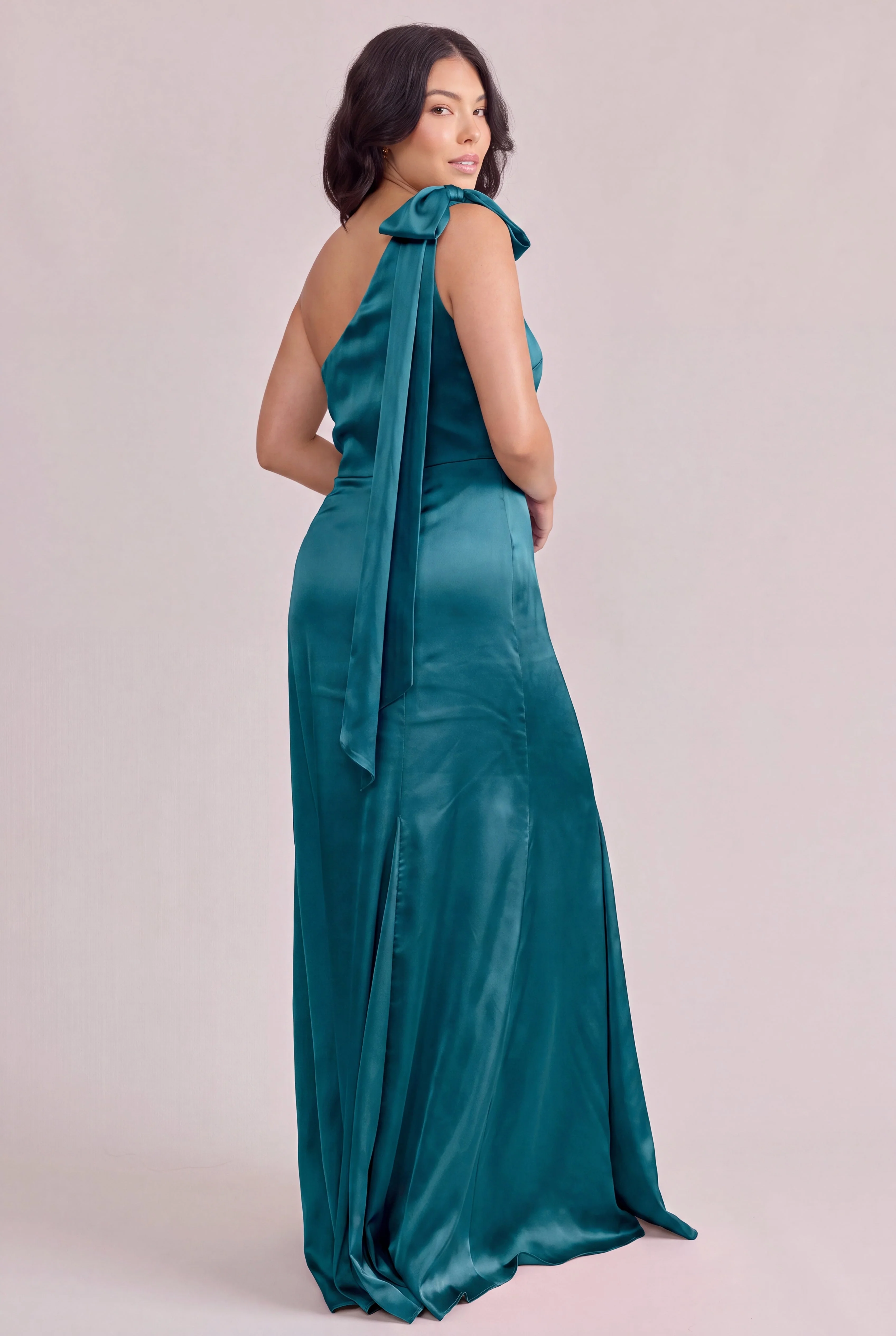 Rowan Satin Dress | Made To Order - Image 177