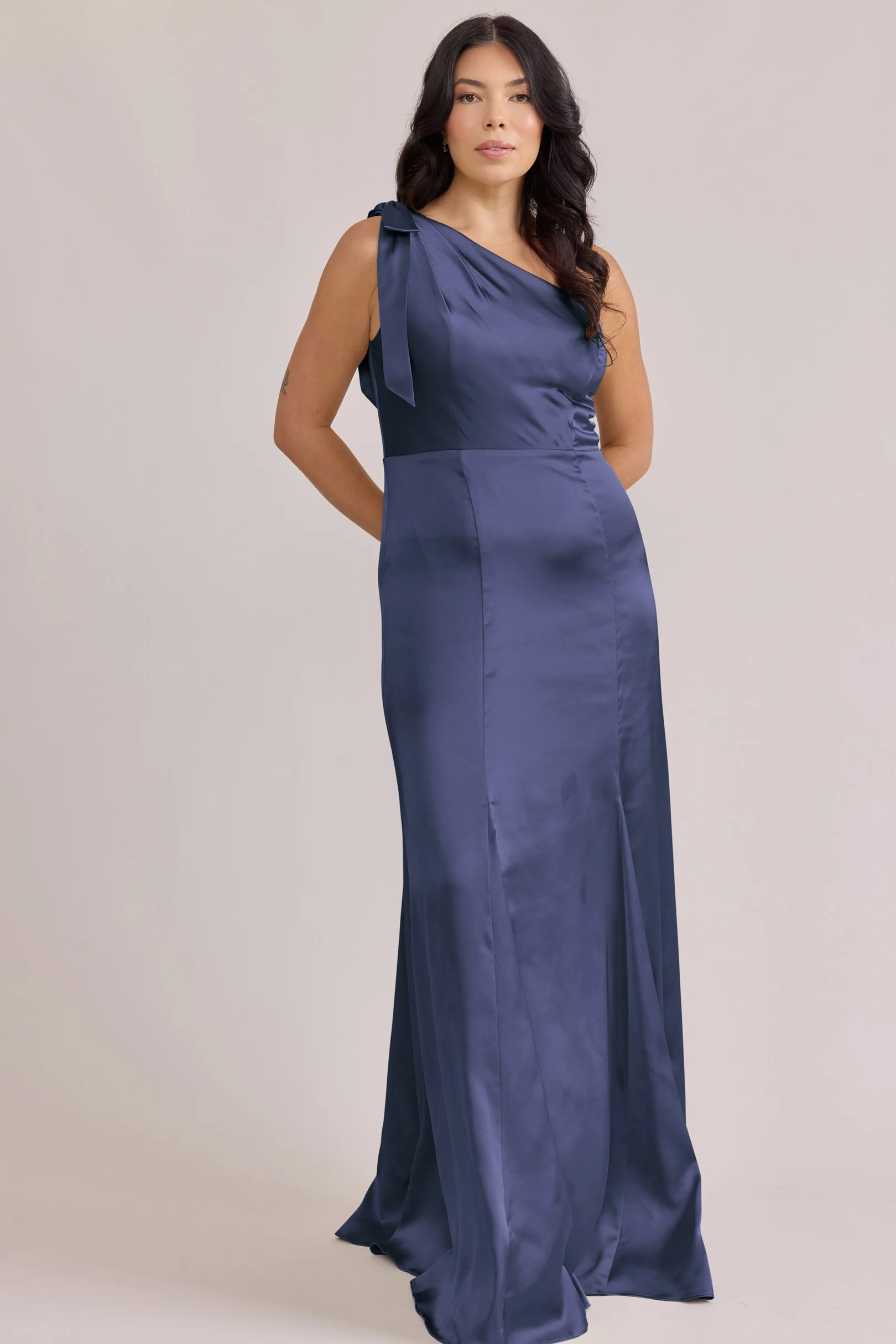 Rowan Satin Dress | Made To Order - Image 59