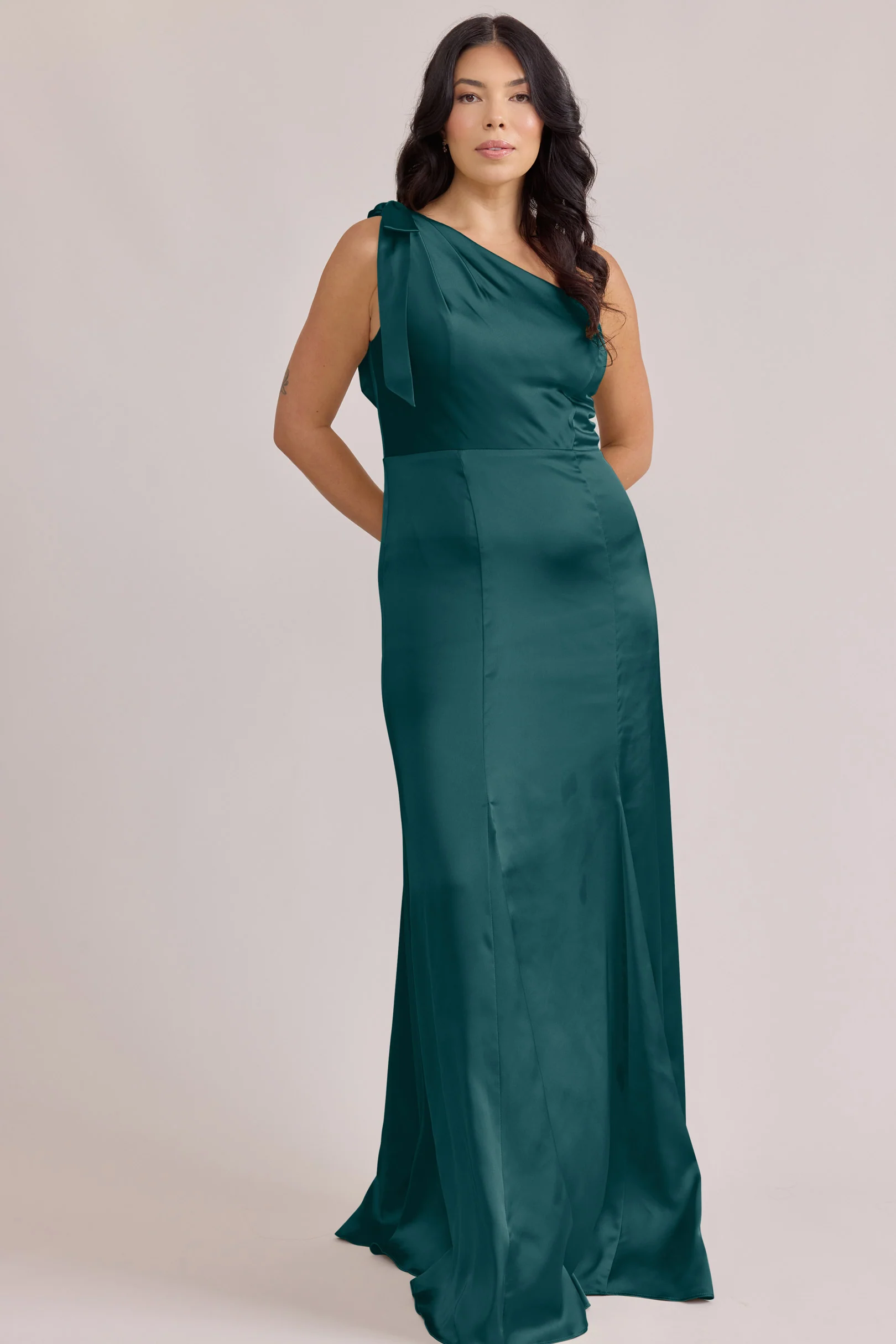 Rowan Satin Dress | Made To Order - Image 87