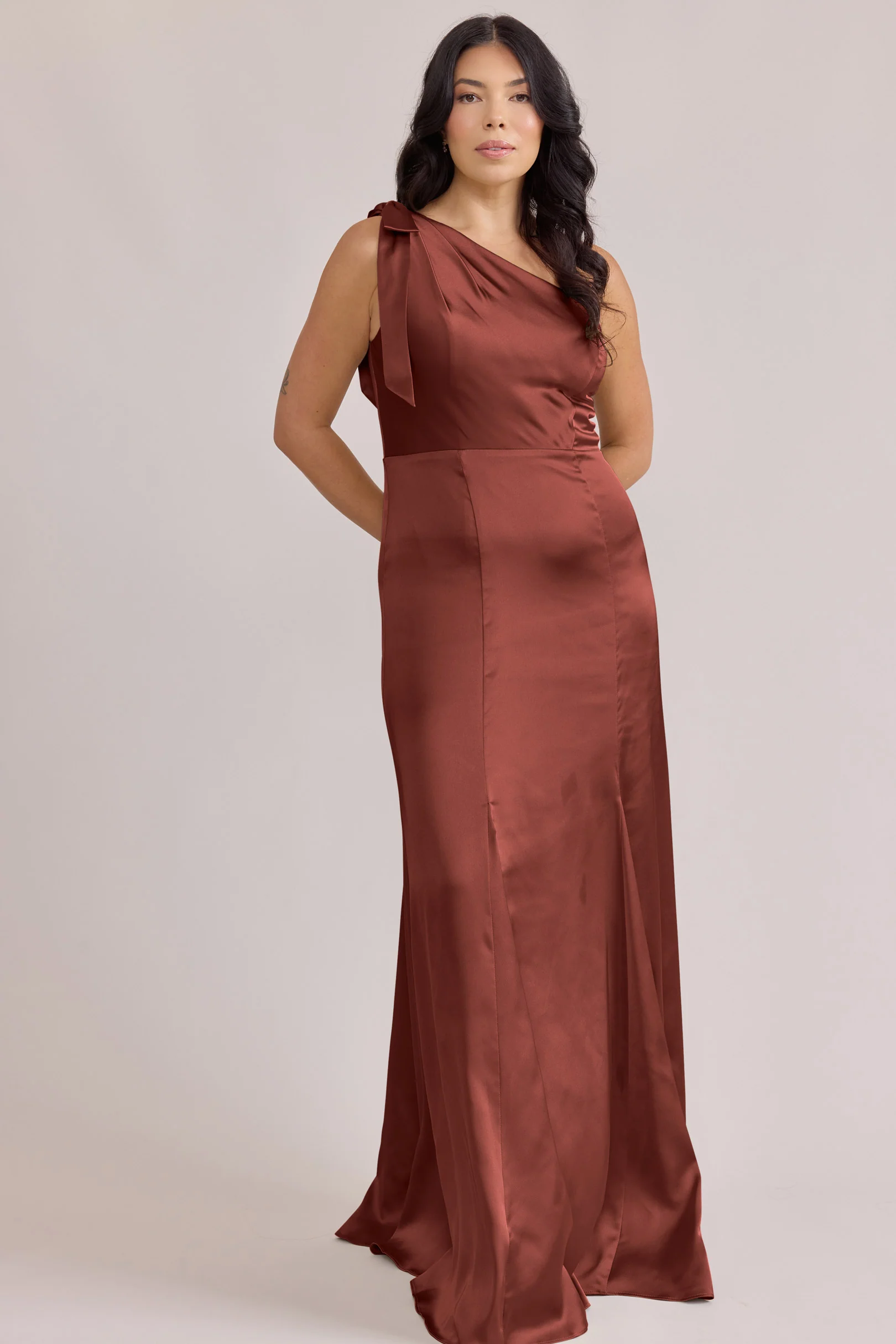 Rowan Satin Dress | Made To Order - Image 89