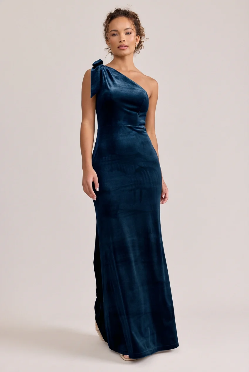 Rowan Velvet Dress | Made To Order - Image 18