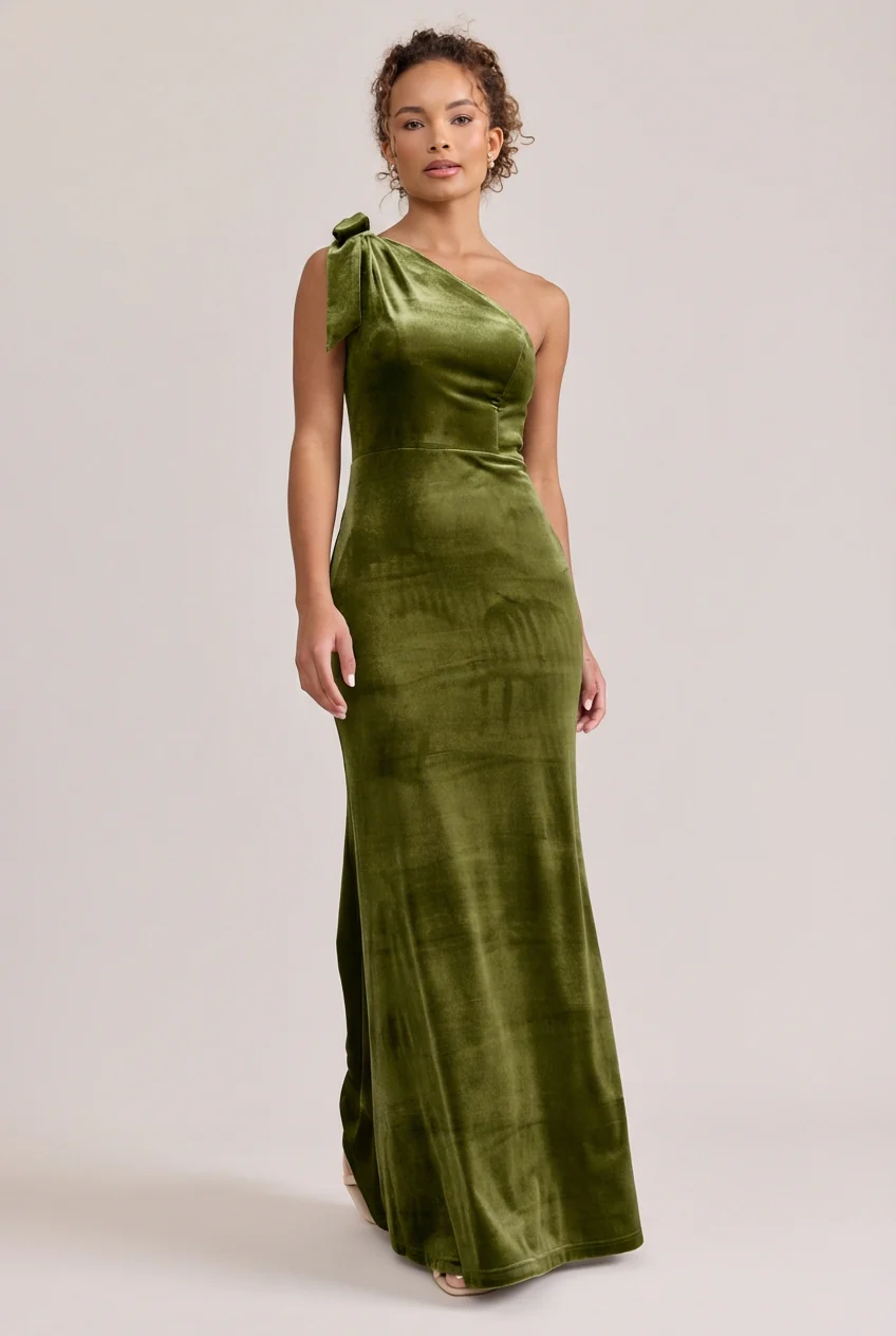 Rowan Velvet Dress | Made To Order - Image 19