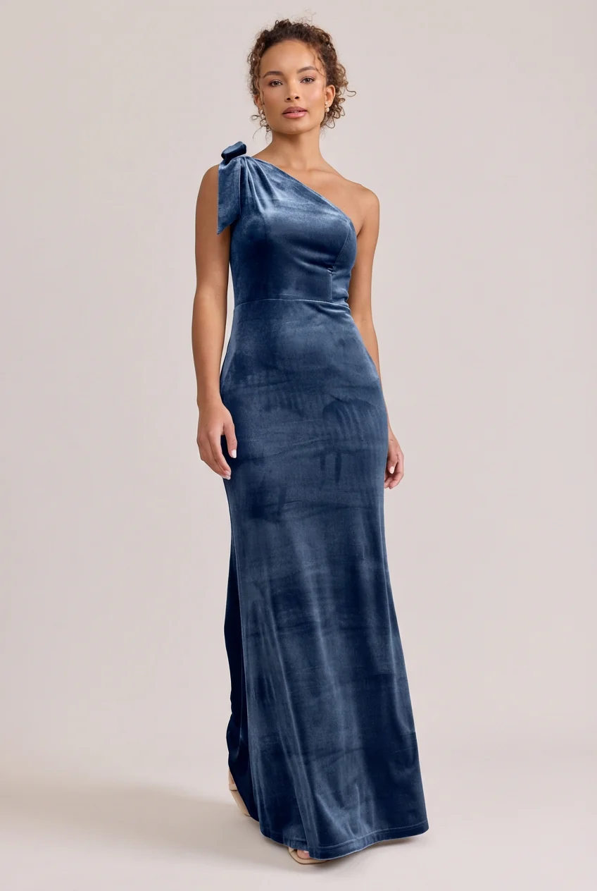Rowan Velvet Dress | Made To Order - Image 23