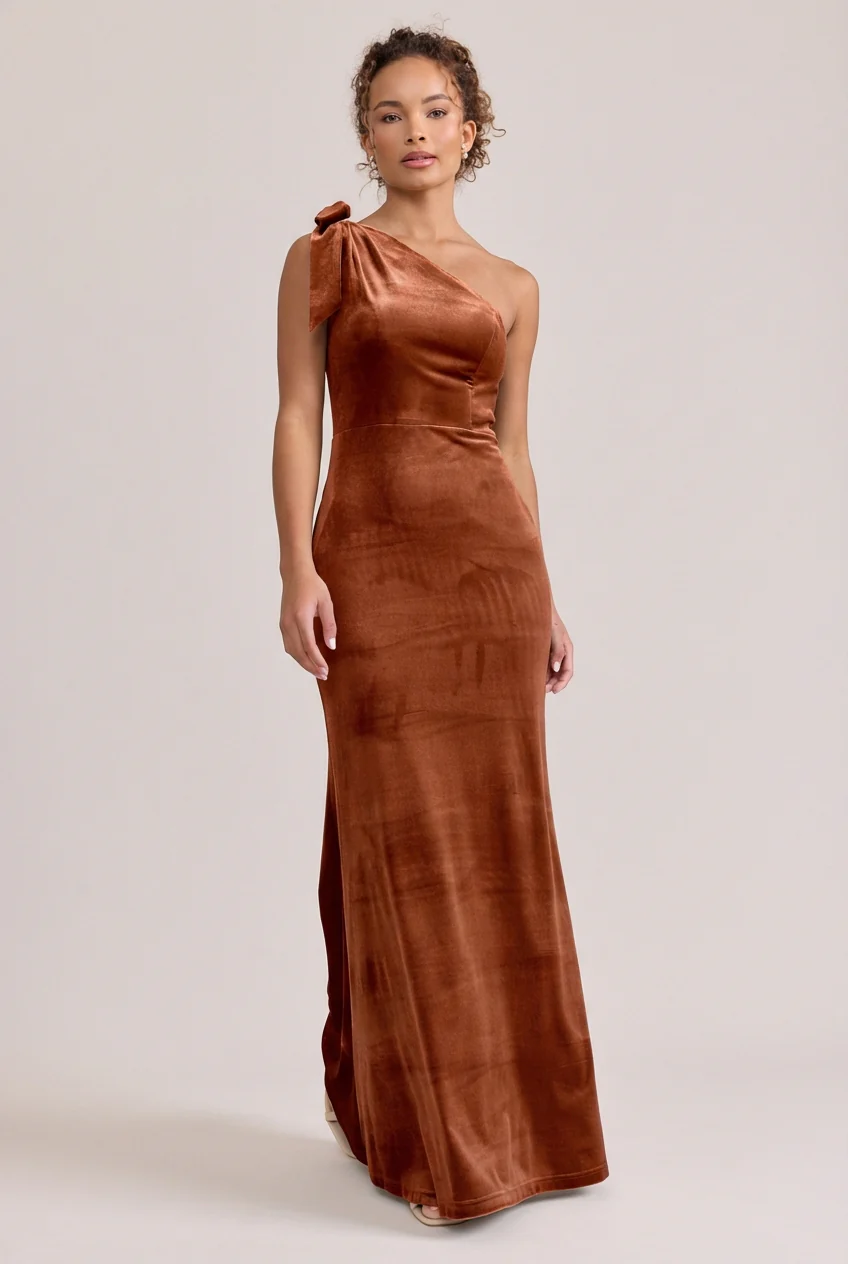 Rowan Velvet Dress | Made To Order - Image 24