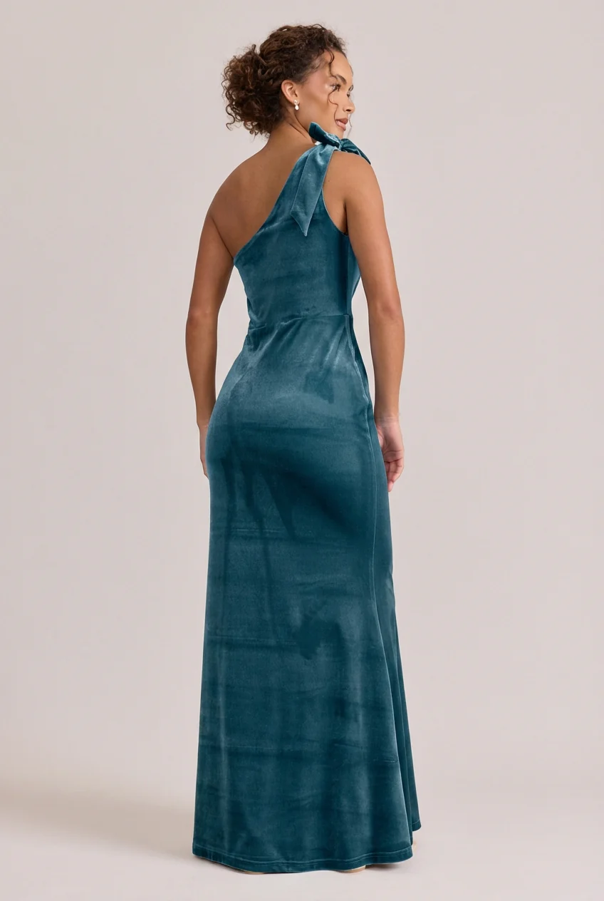 Rowan Velvet Dress | Made To Order - Image 35