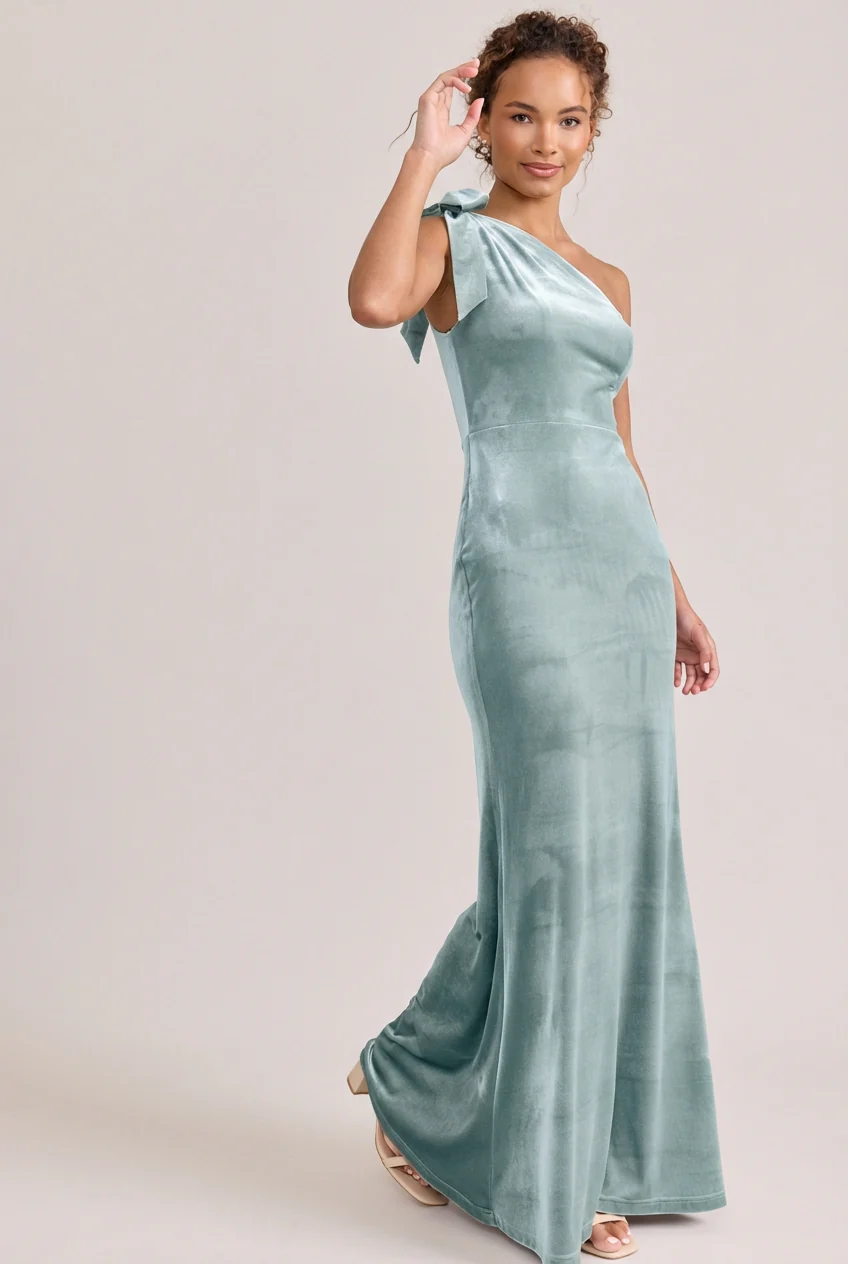 Rowan Velvet Dress | Made To Order - Image 58