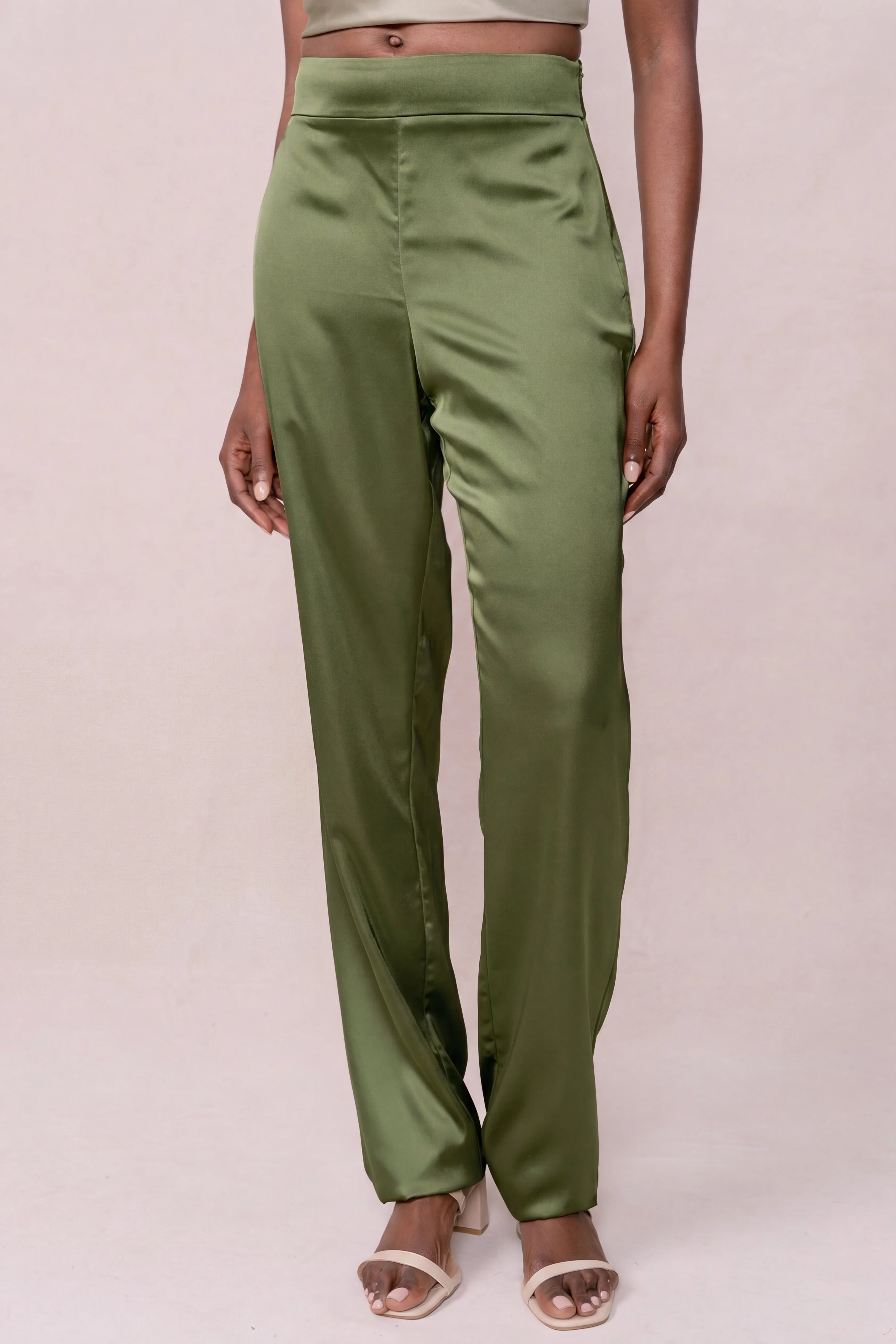 Ruby Satin Pants | Made To Order - Image 126