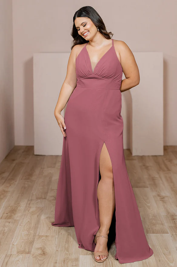 Sample Rosewood Carmen Chiffon Dress | Ready To Ship