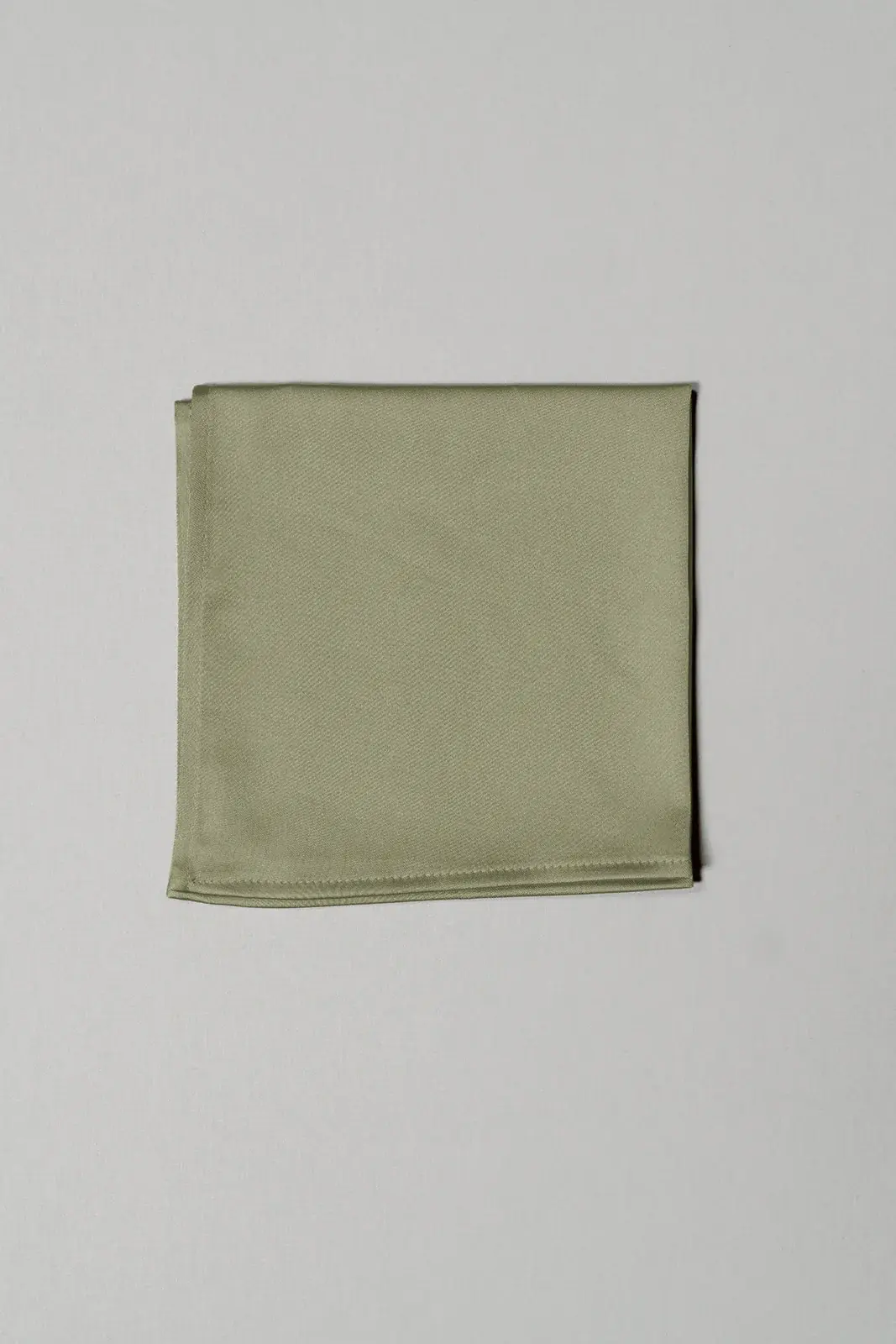 Satin Pocket Square | Ready To Ship | Moss