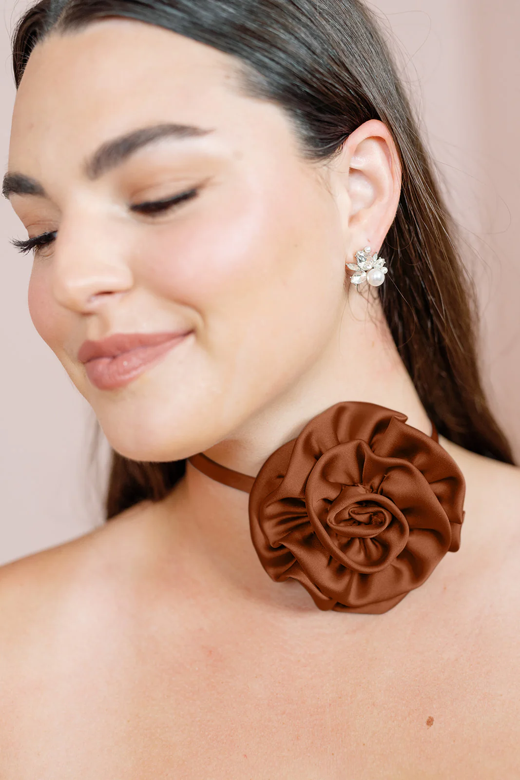 Satin Rose Neck Tie | Made To Order - Image 18