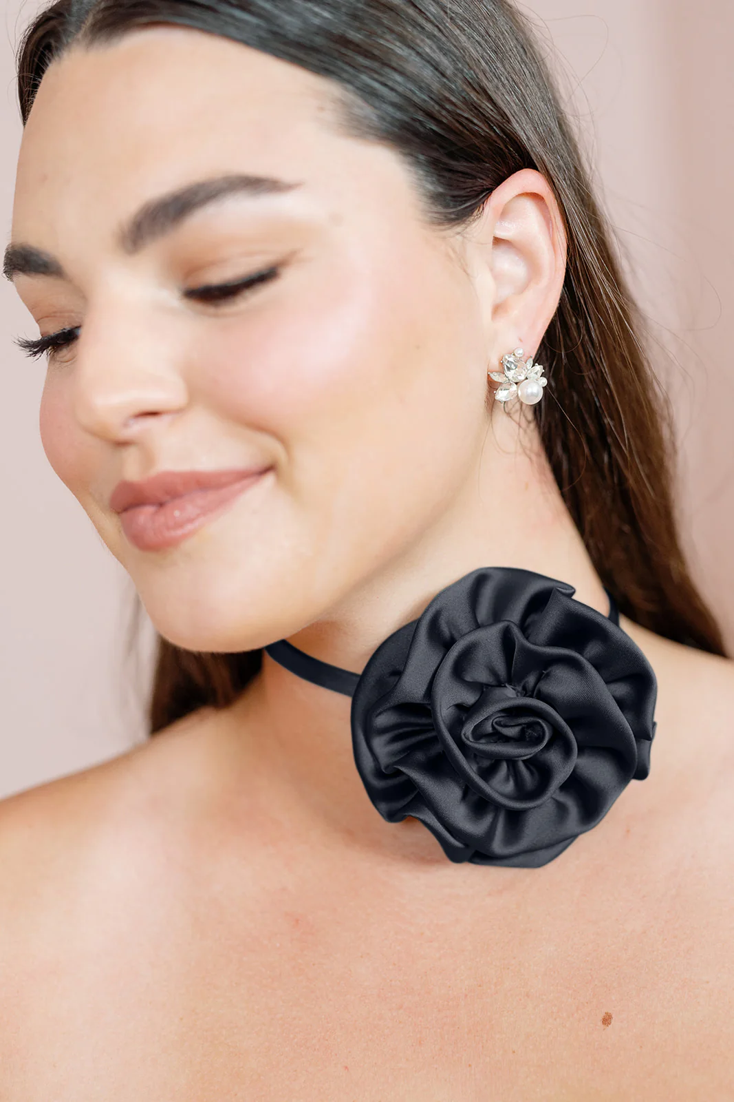 Satin Rose Neck Tie | Made To Order - Image 7