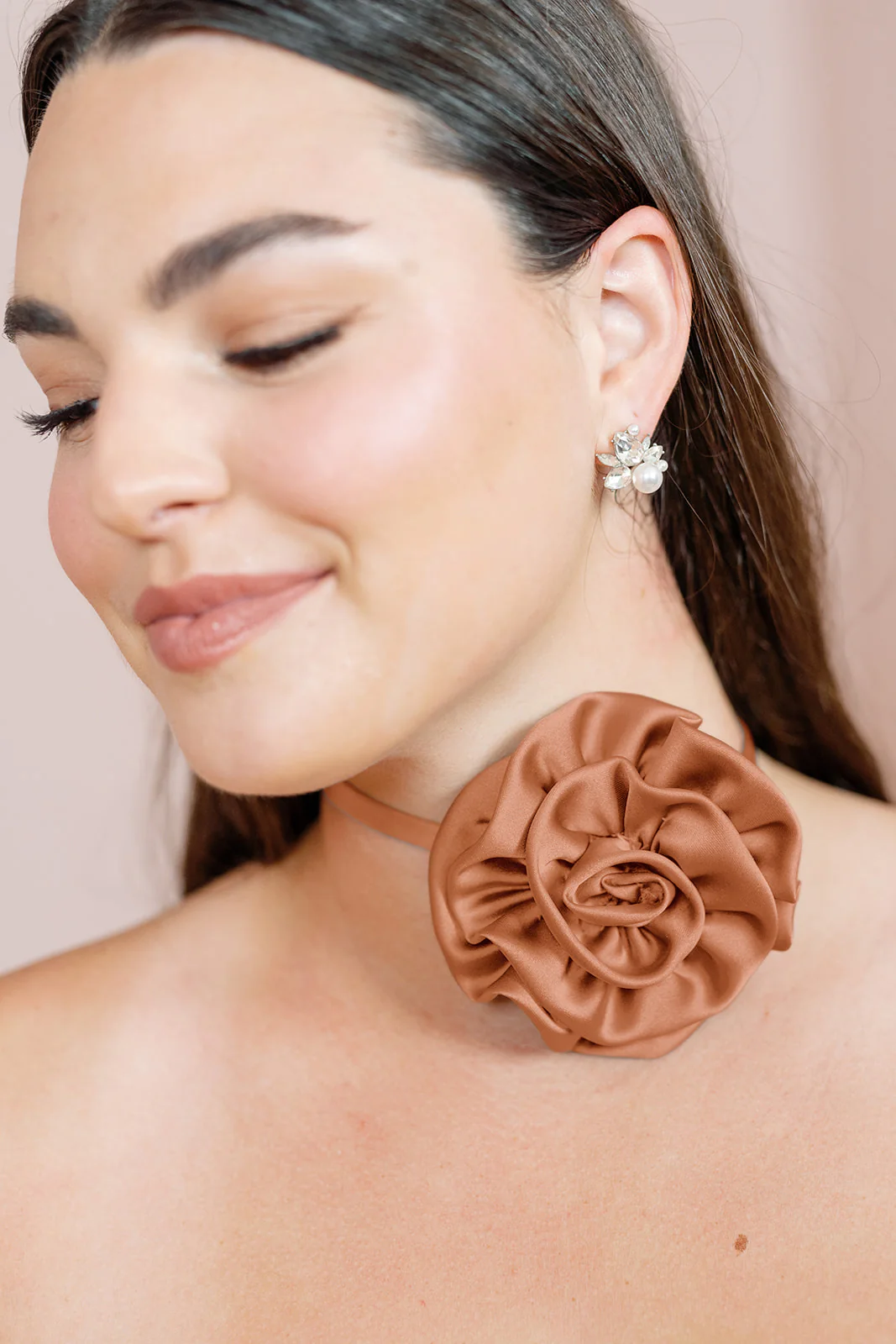 Satin Rose Neck Tie | Made To Order - Image 9