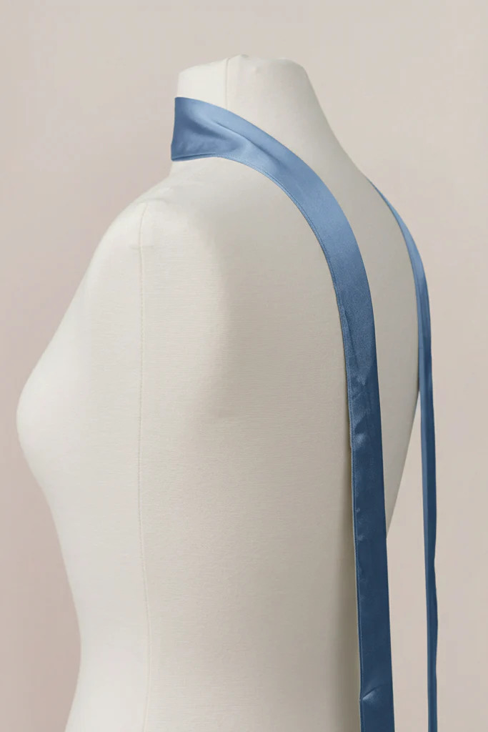 Satin Skinny Scarf | Made To Order - Image 75