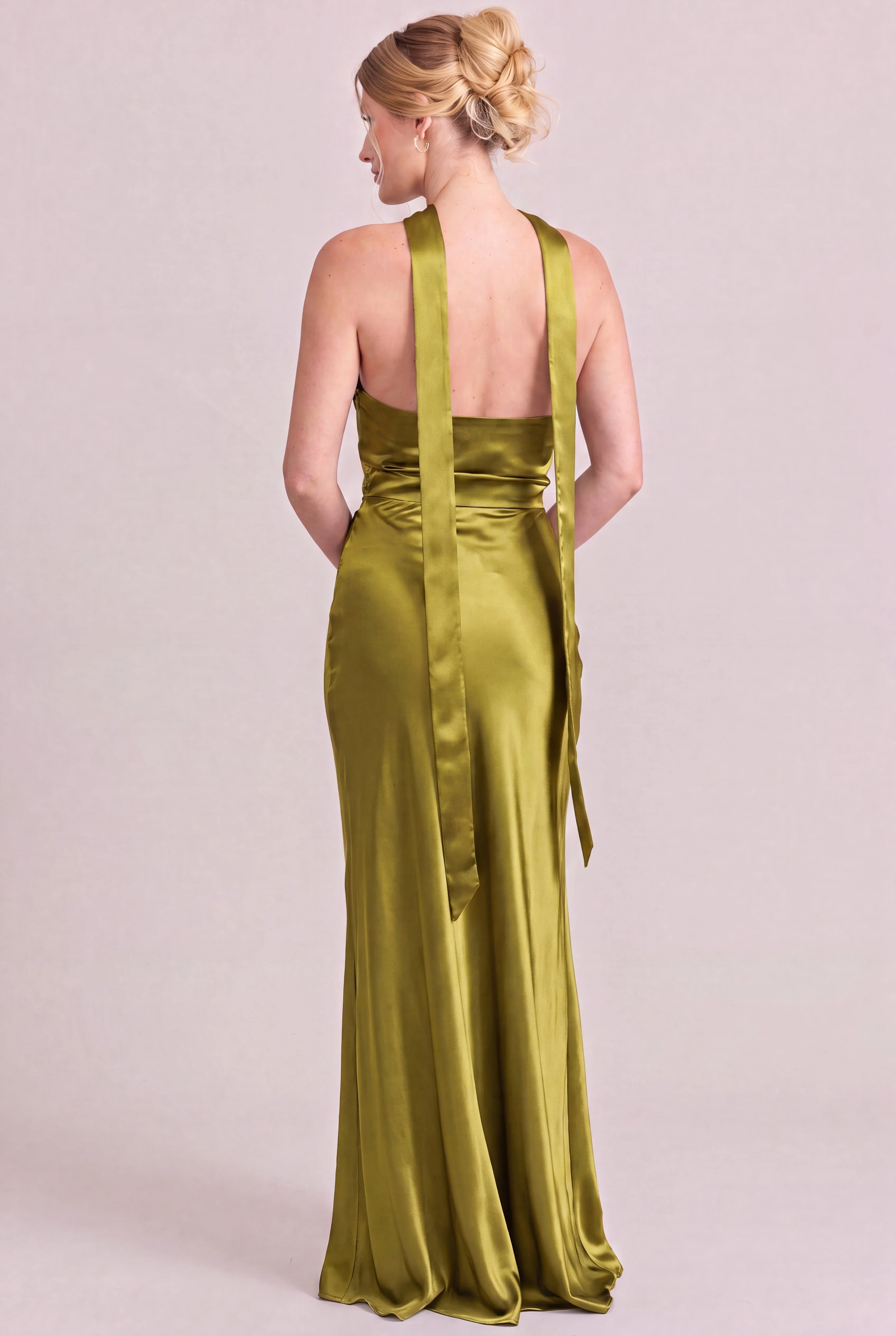 Satin Skinny Scarf | Made To Order - Image 83