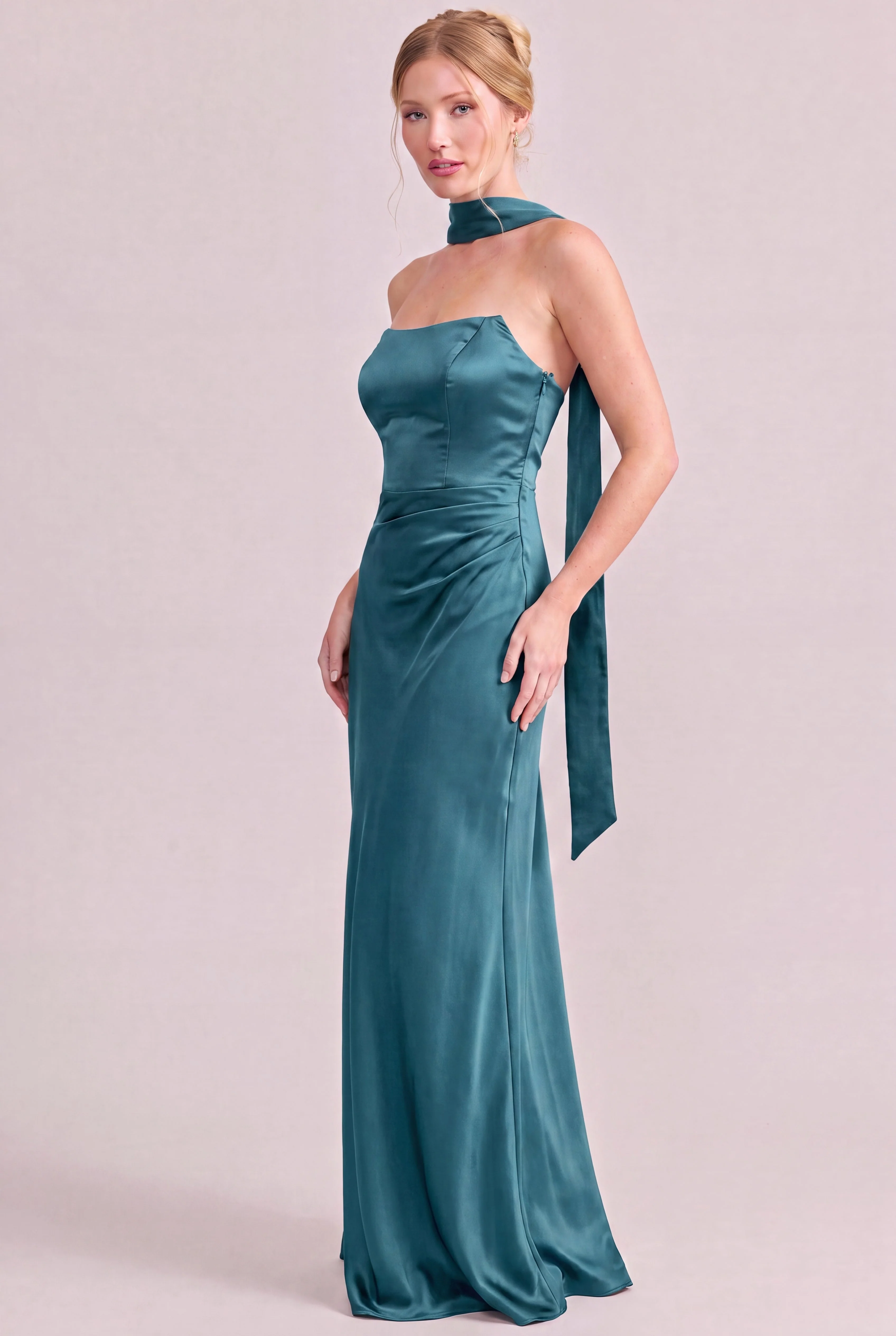 Satin Skinny Scarf | Made To Order - Image 84