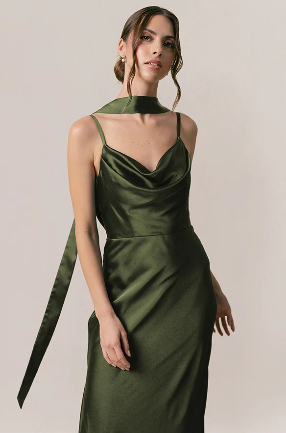 Satin Skinny Scarf | Ready To Ship