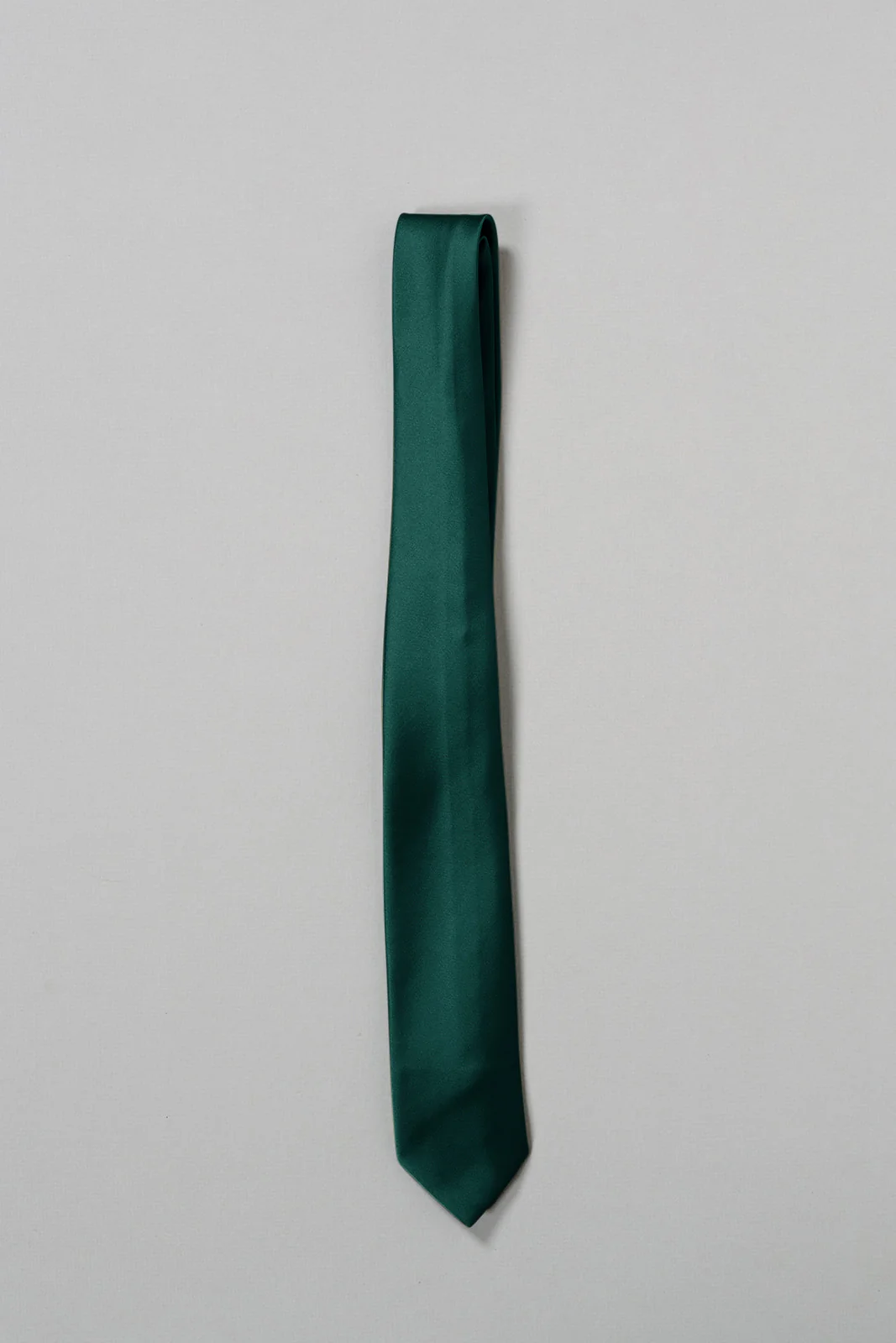 Satin Tie | Ready To Ship | Classic Emerald