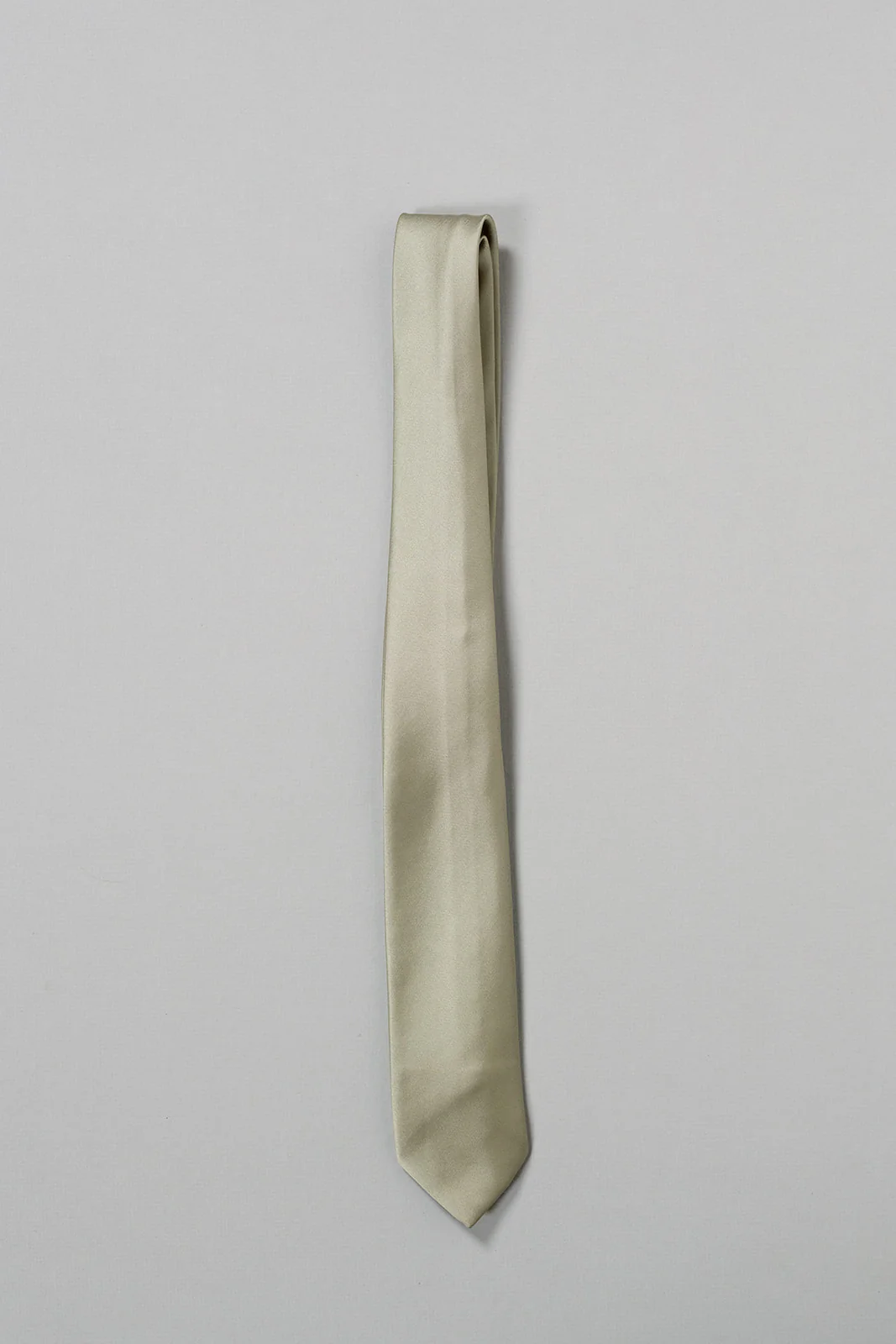 Satin Tie | Ready To Ship | Silver Sage
