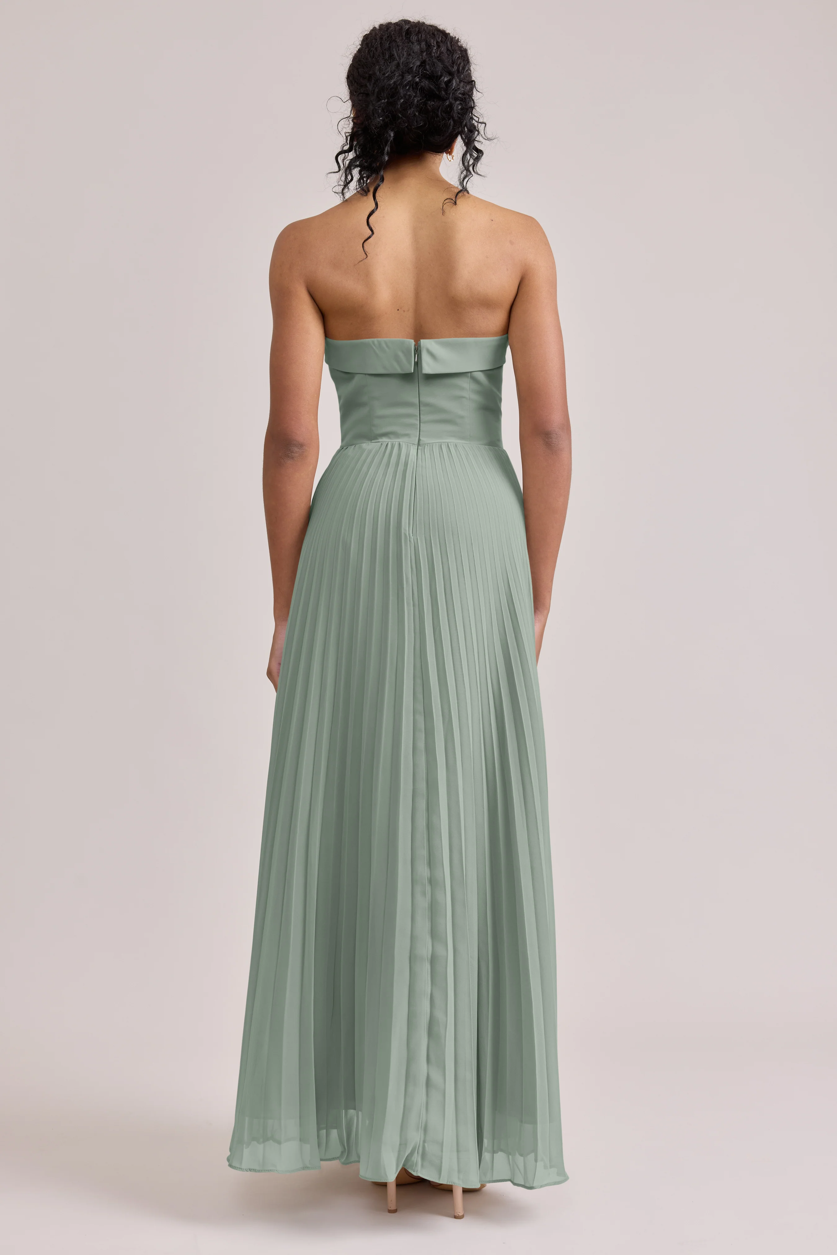 Saylor Chiffon Pleated Dress | Made To Order - Image 119