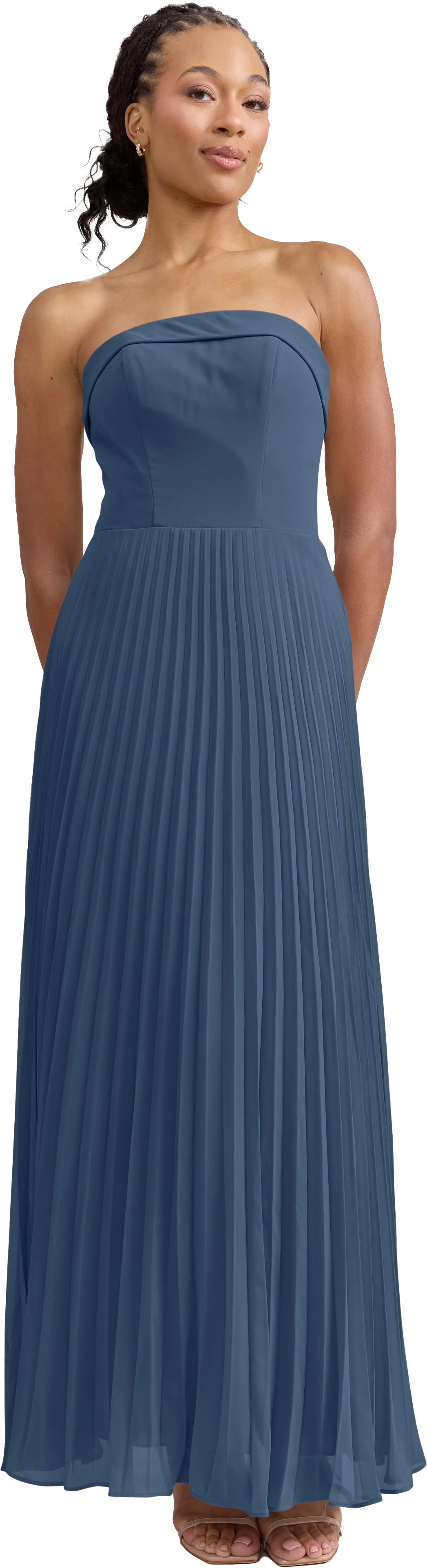 Saylor Chiffon Pleated Dress | Made To Order - Image 140