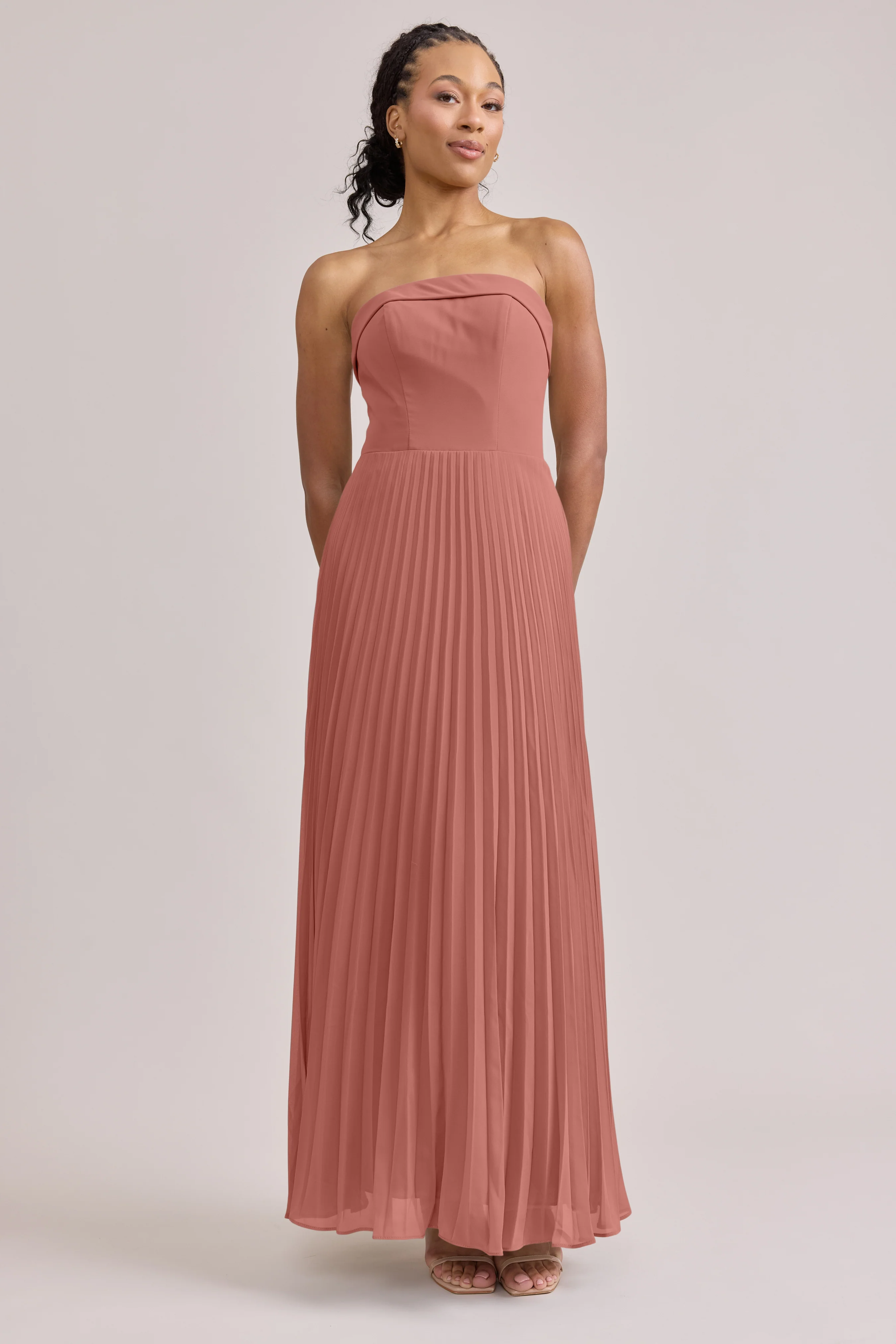 Saylor Chiffon Pleated Dress | Made To Order - Image 15