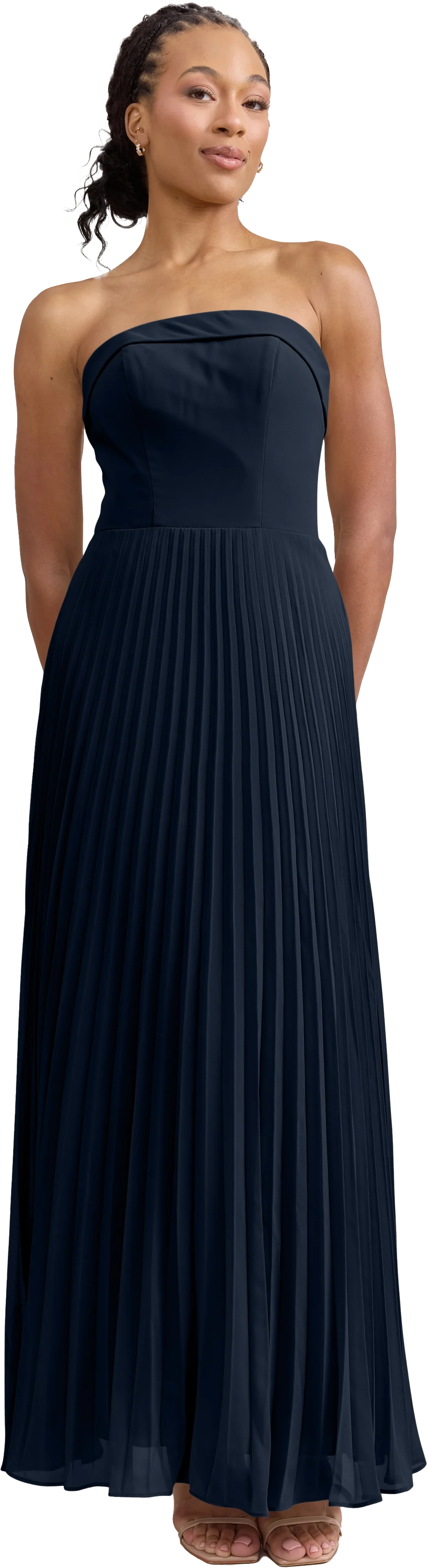 Saylor Chiffon Pleated Dress | Made To Order - Image 153